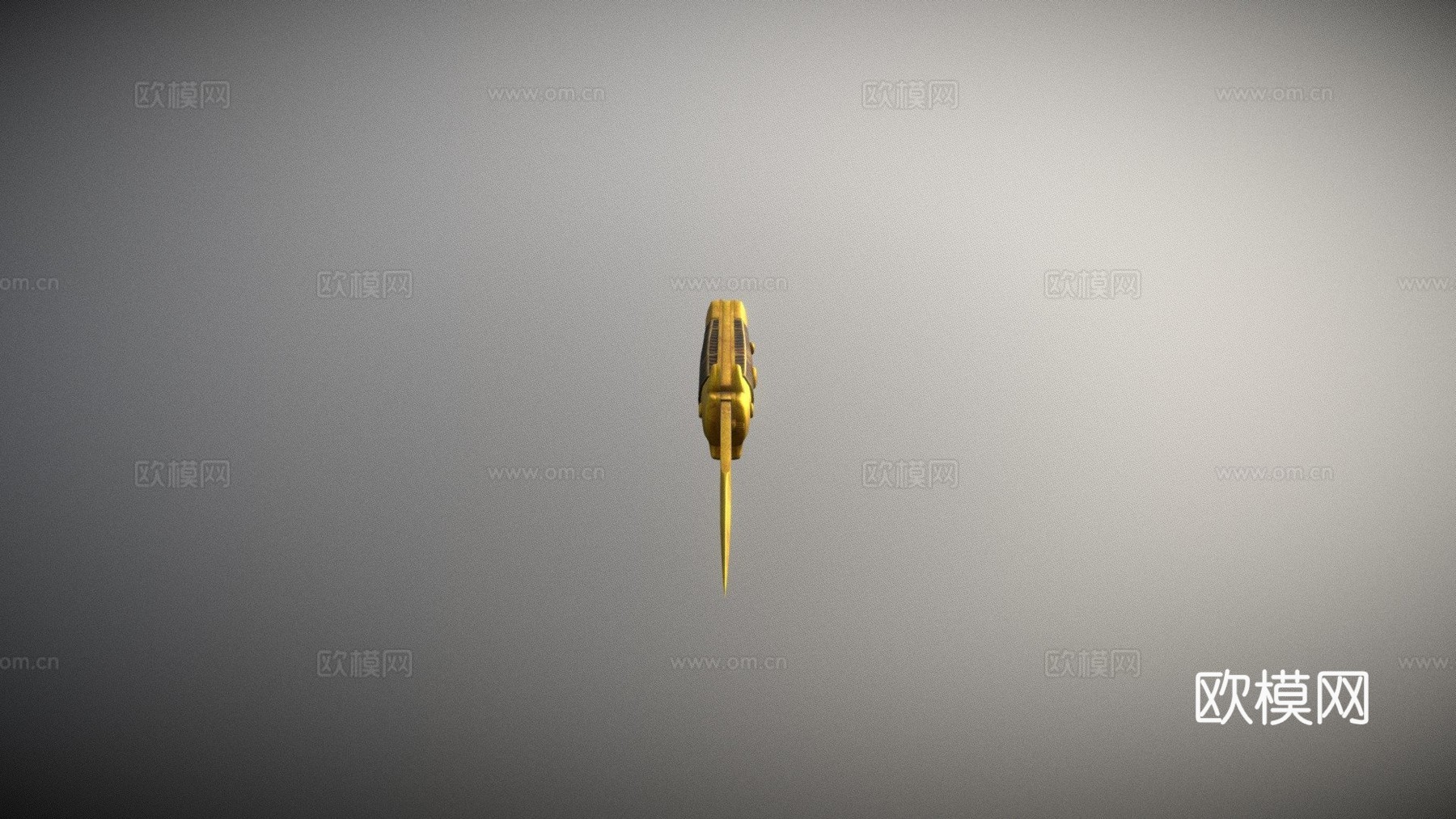 细金短剑3d模型下载（渲染图1）