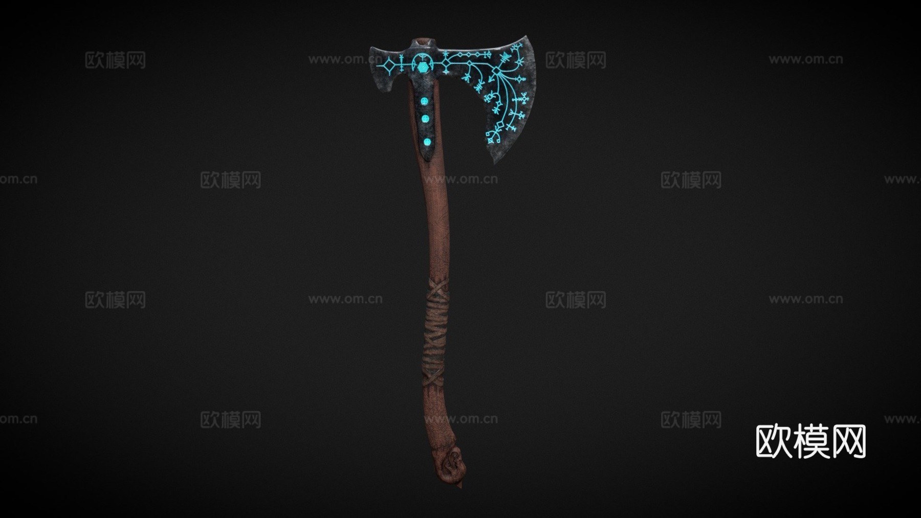 利维坦之斧战神3d模型下载（渲染图1）