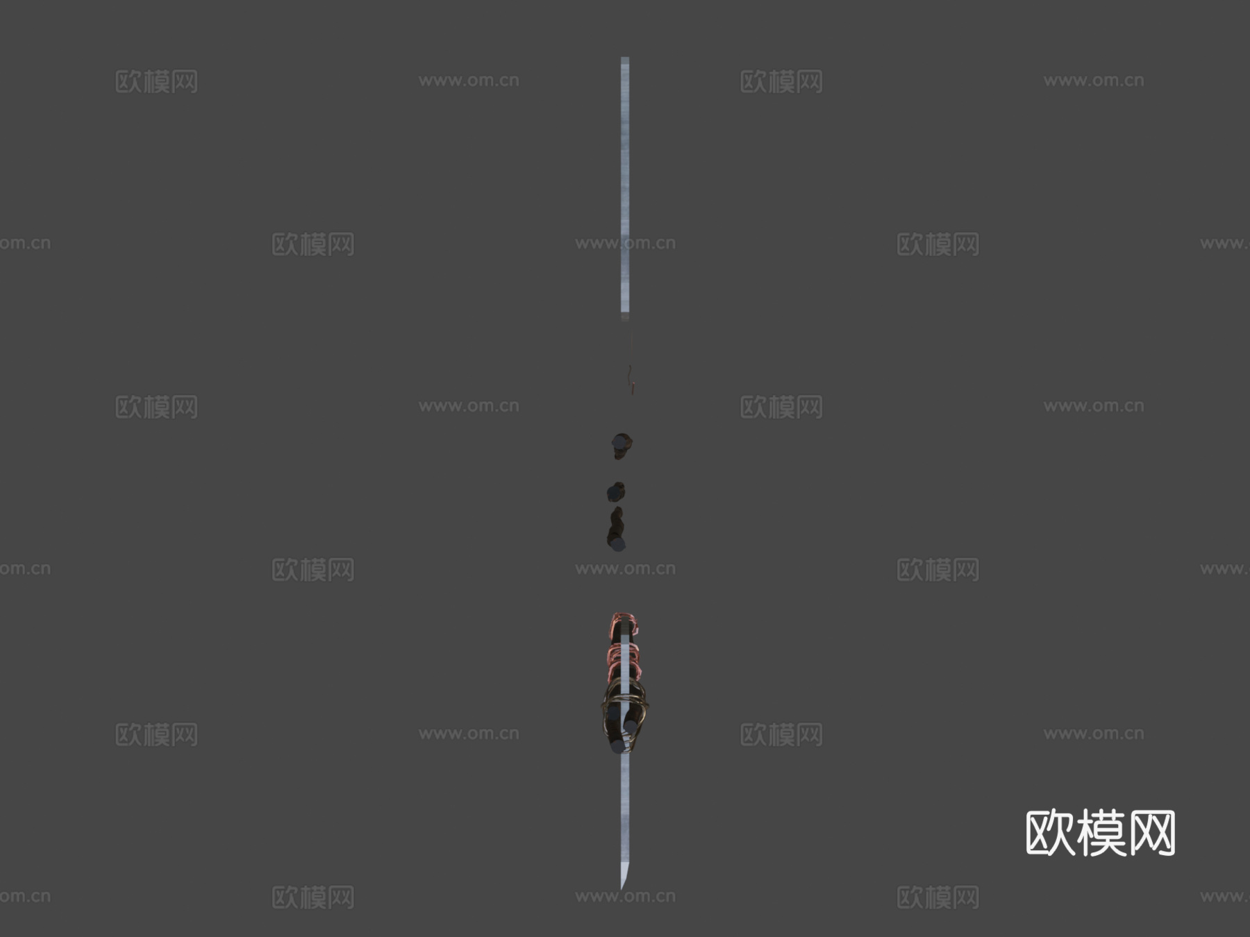 手工金属斧33d模型下载（渲染图6）