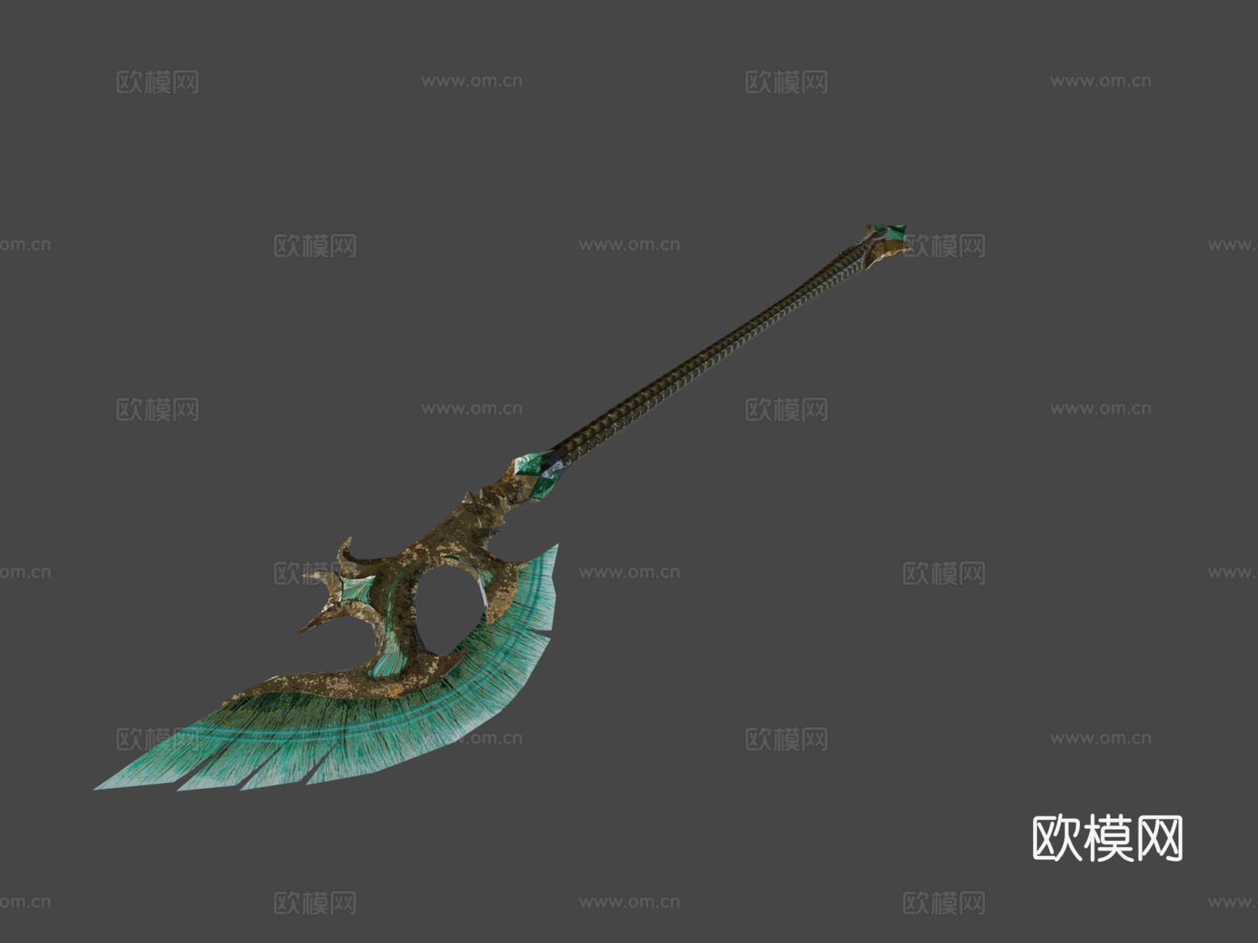 天际玻璃斧3d模型下载（渲染图7）