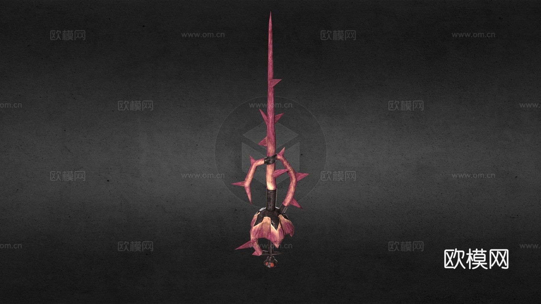 皇家玫瑰剑怪物猎人世界3d模型下载（渲染图1）