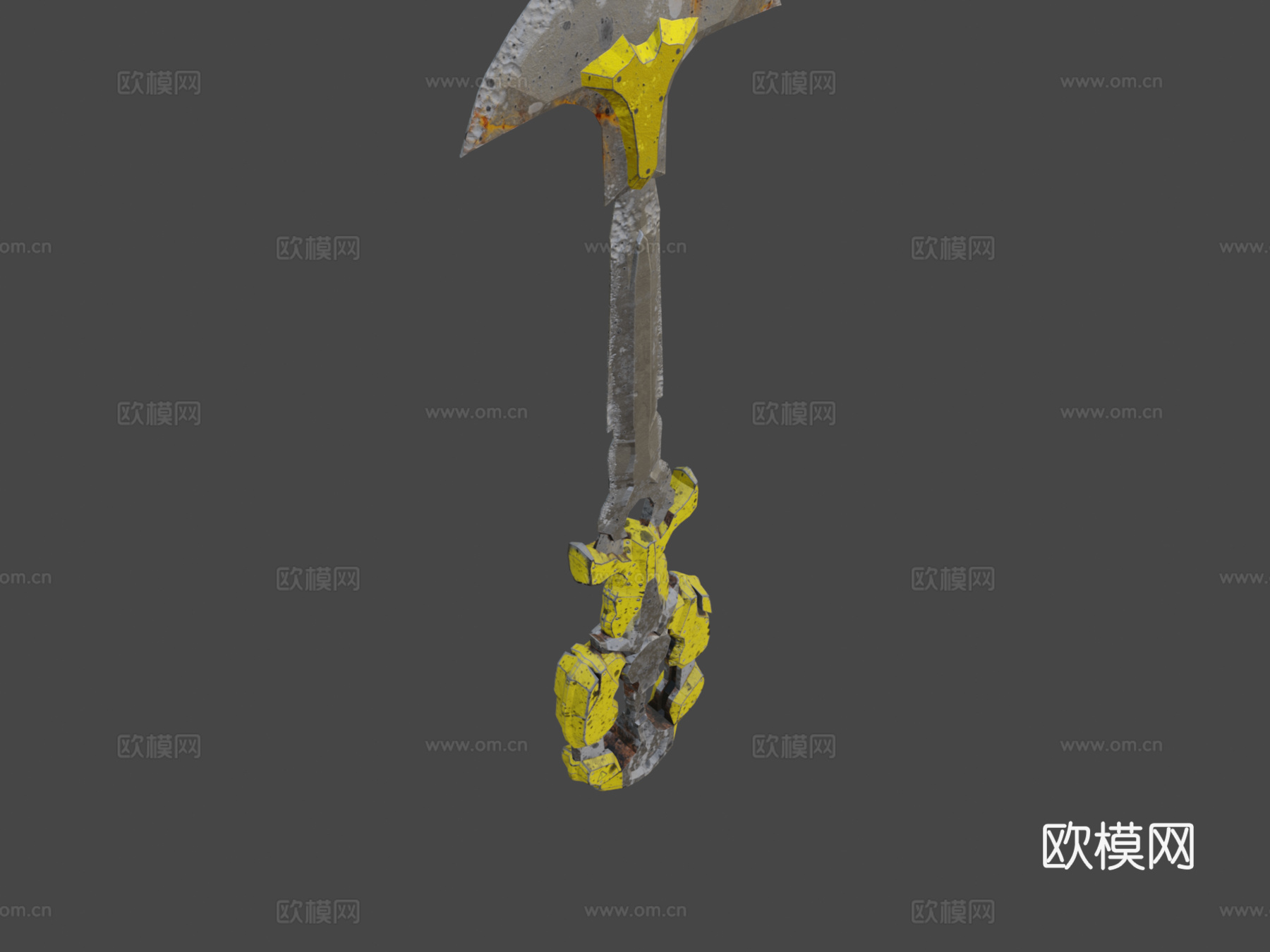 震荡巨剑3d模型下载（渲染图6）