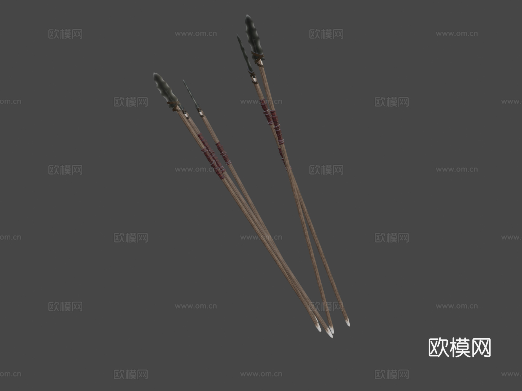 矛23d模型3d模型下载（渲染图7）