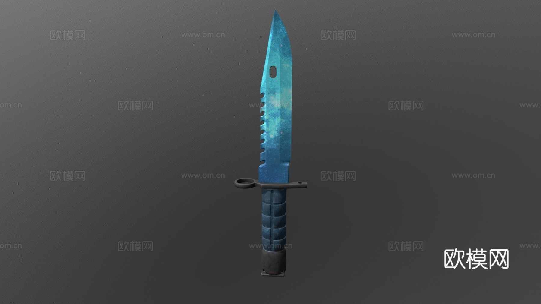 M9刺刀巴拉克西3d模型下载（渲染图1）