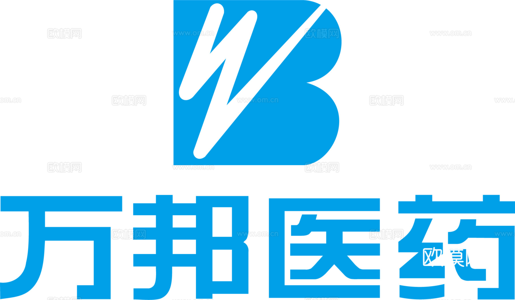 万邦医药，制药药业logo