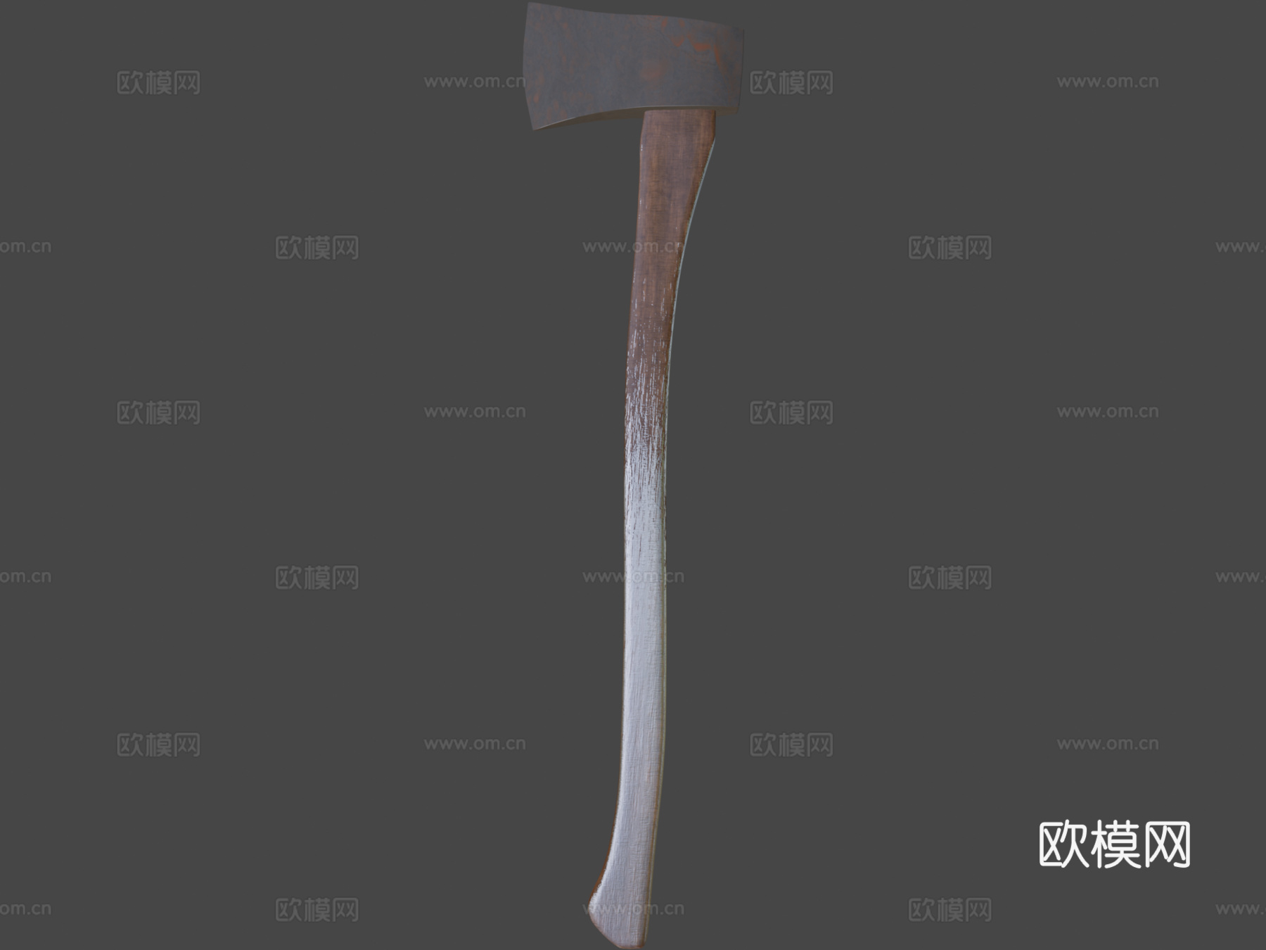 斧头3d模型下载（渲染图8）