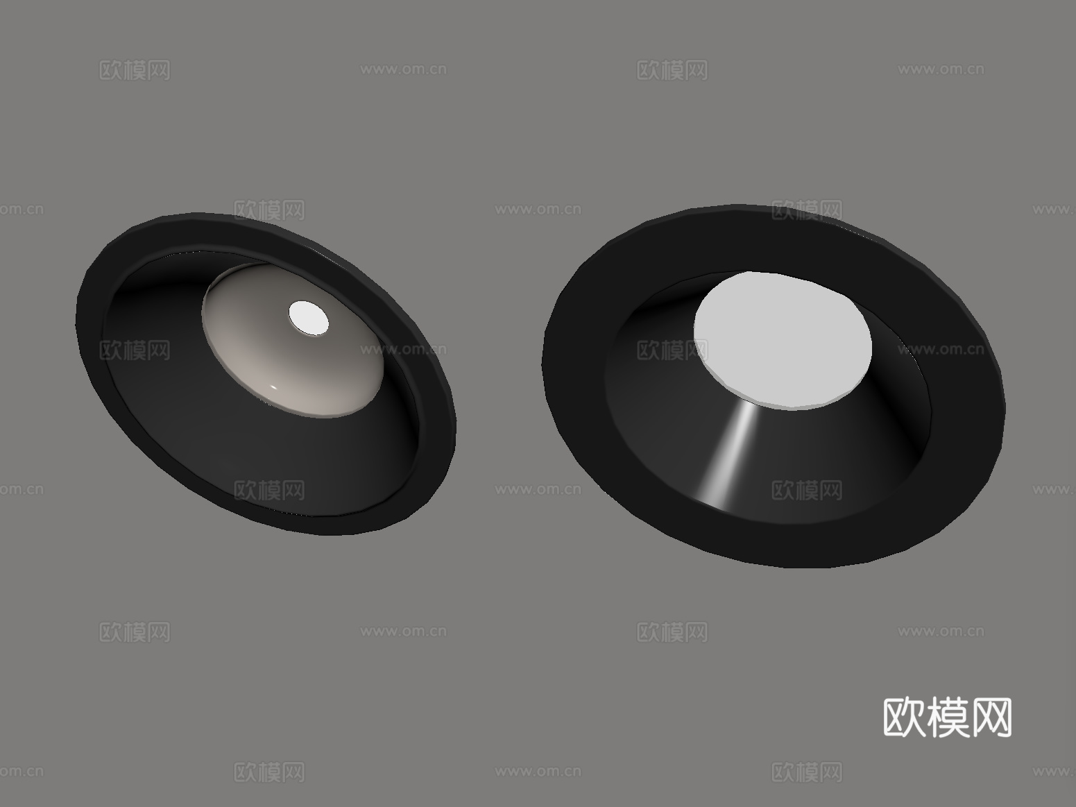 现代筒灯射灯 嵌入式筒灯su模型