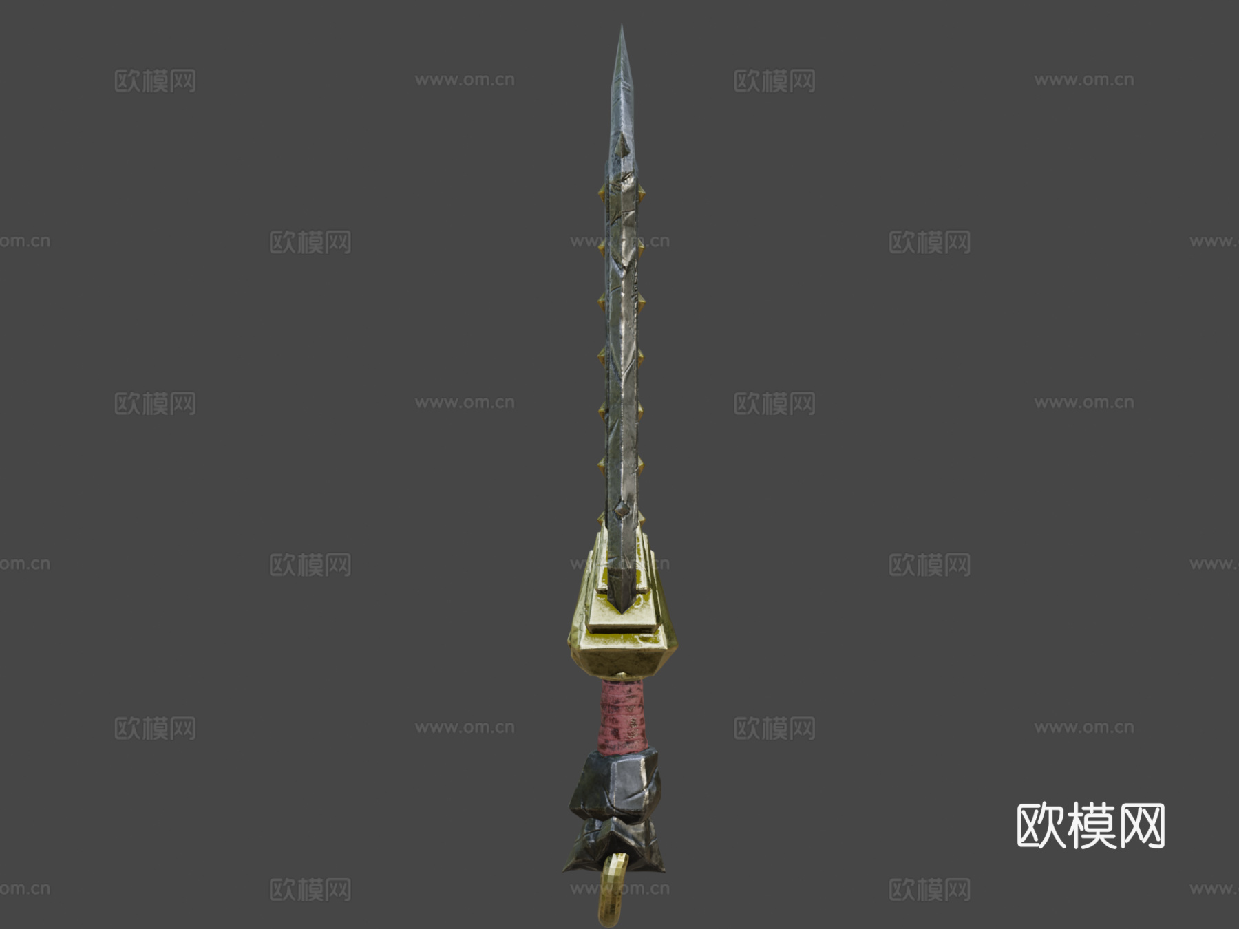 风格化剑3d模型下载（渲染图5）
