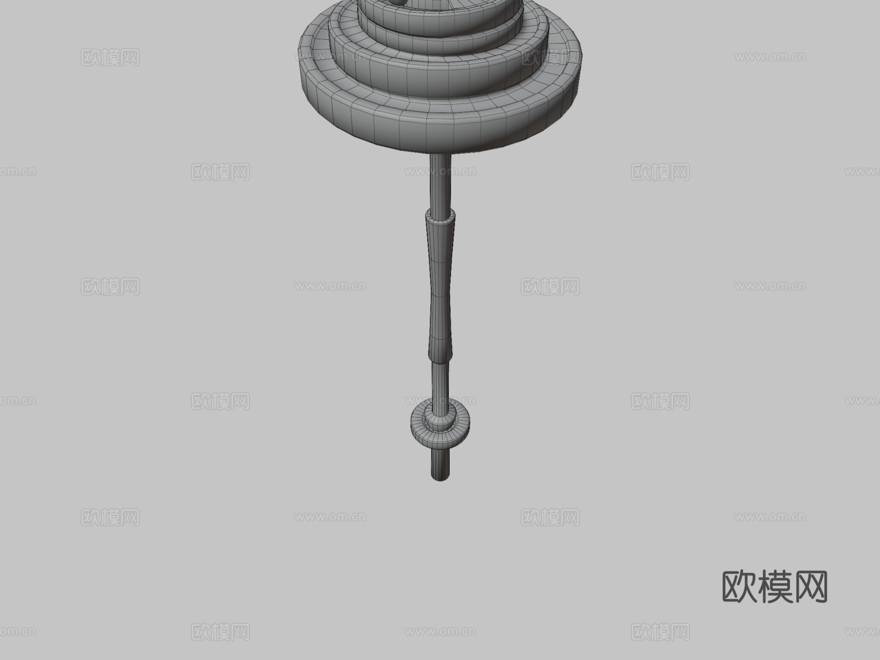 斧操收割工具3d模型下载（渲染图3）