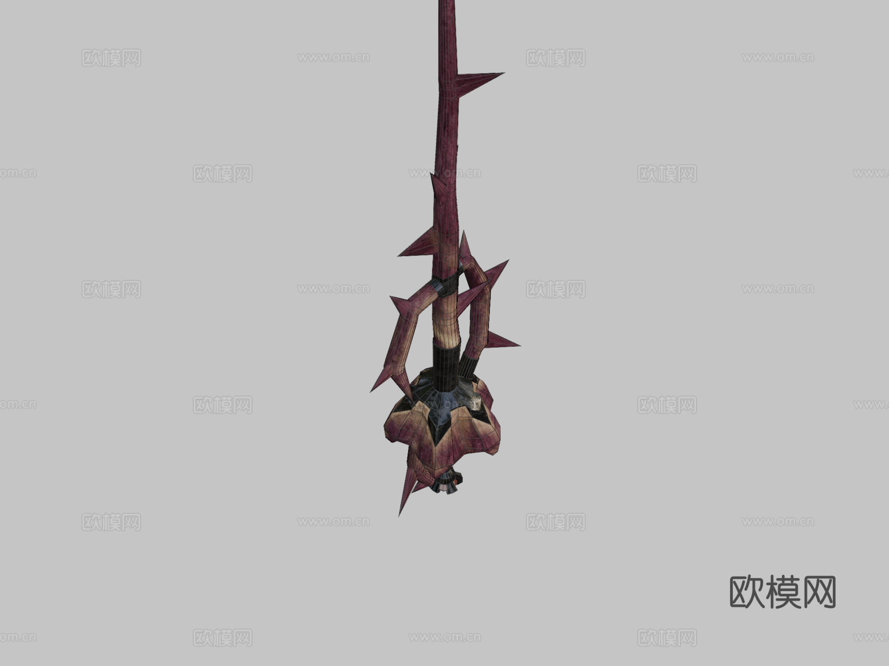 皇家玫瑰剑怪物猎人世界3d模型下载（渲染图2）