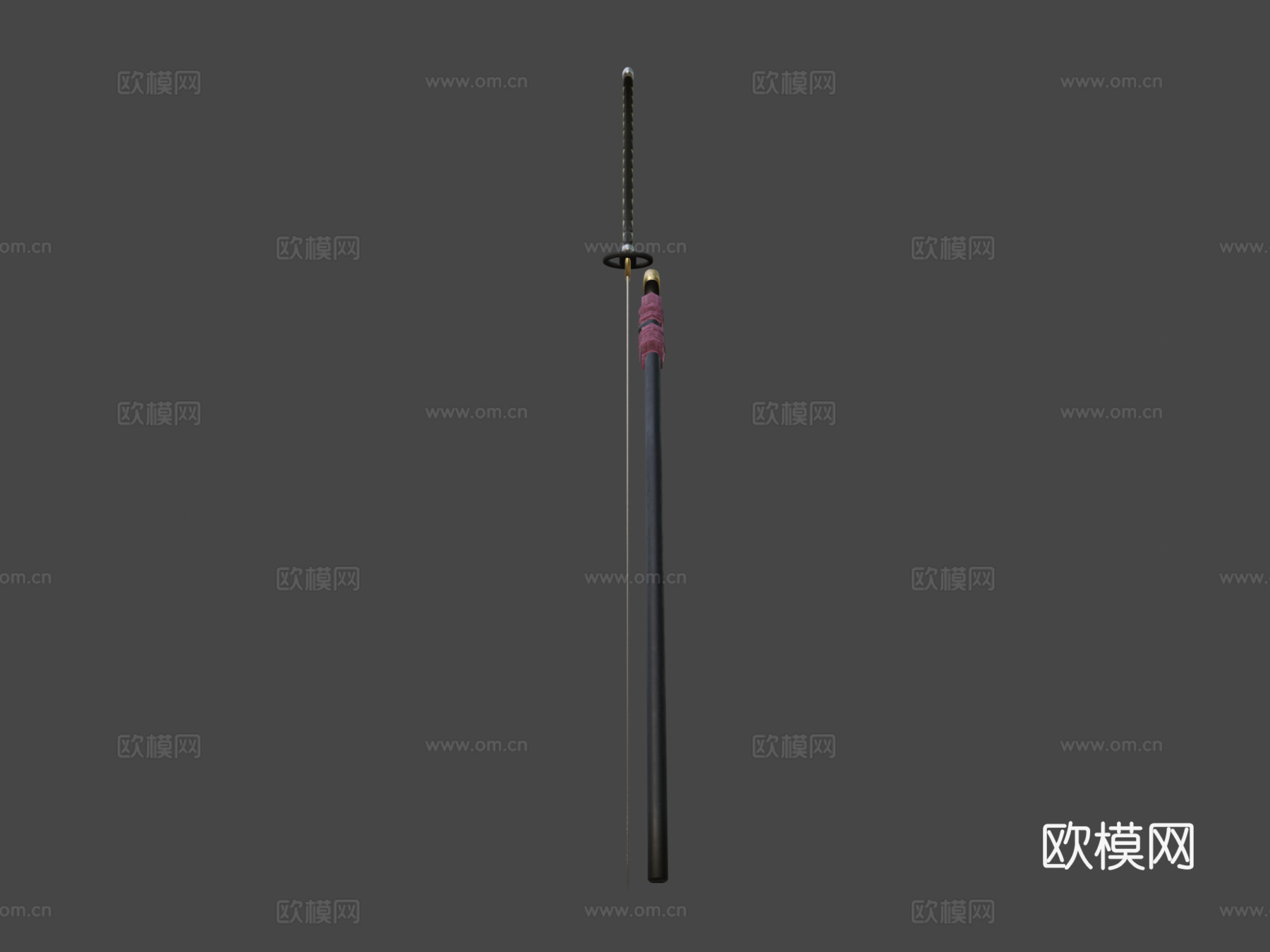 剑心逆刃刀3d模型下载（渲染图6）