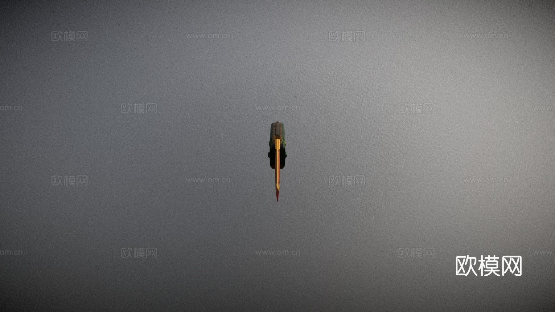 翻转刀钱蒂科3d模型下载（渲染图1）