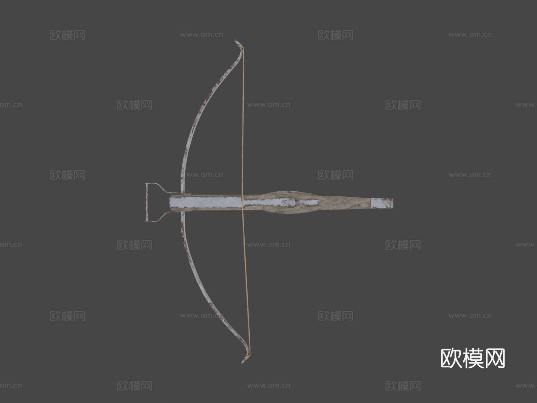 中国古代弩3d模型下载（渲染图5）