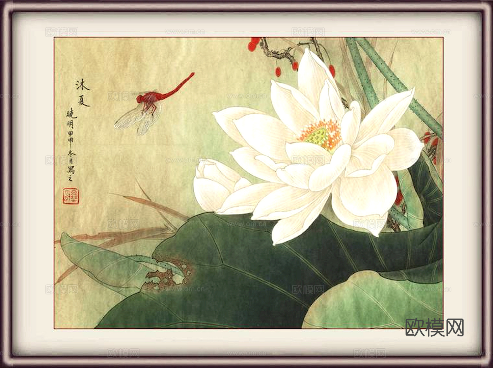 中式新中式挂画壁画字画山水花鸟背景墙壁纸装饰画抽象画油画下载