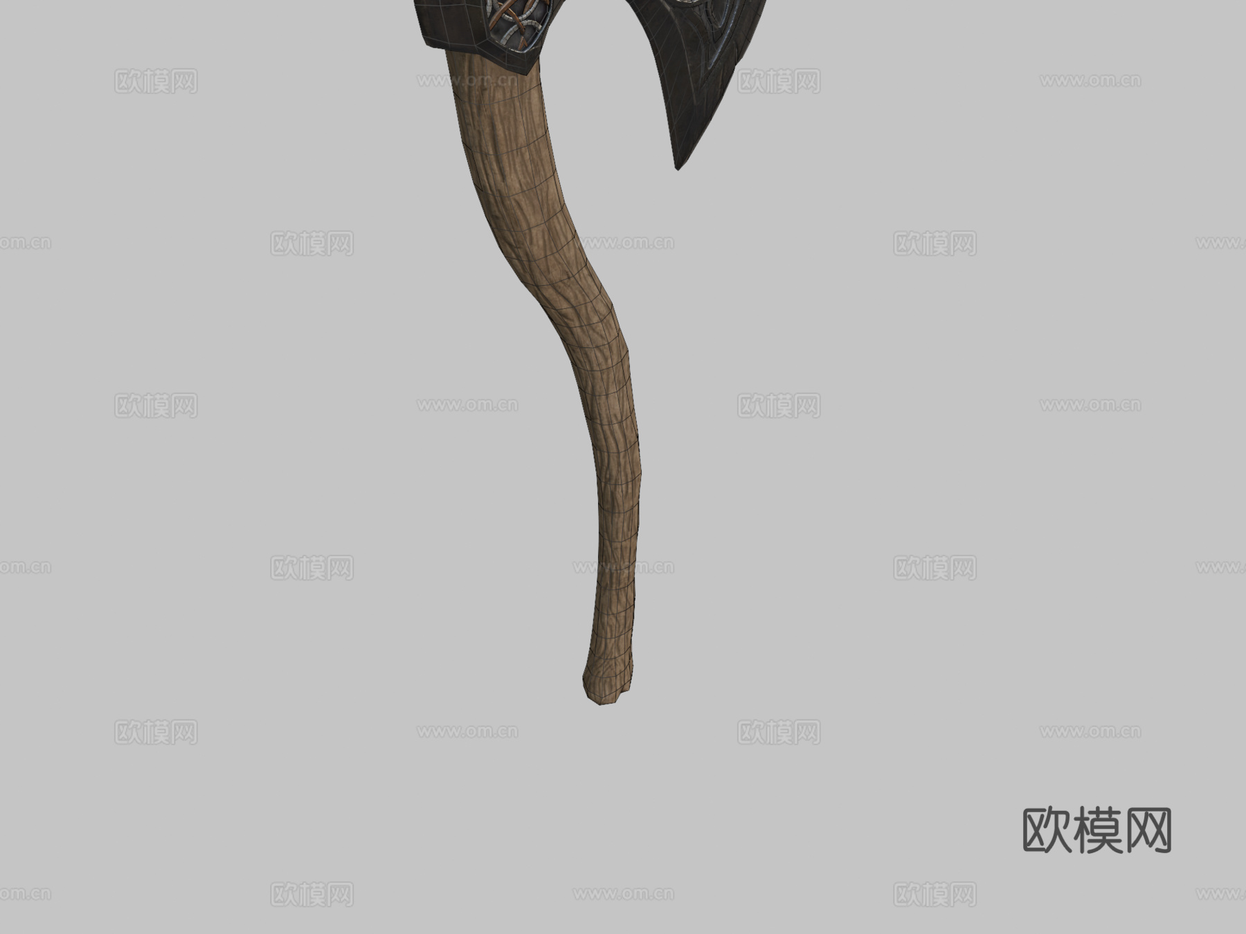 战斧3d模型下载（渲染图2）