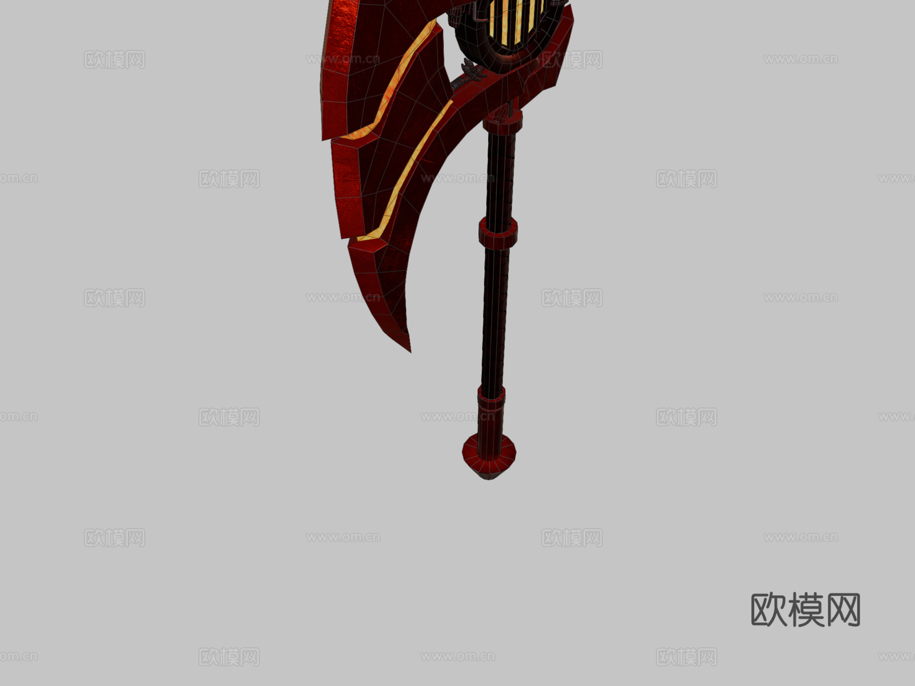 战斧3d模型下载（渲染图2）
