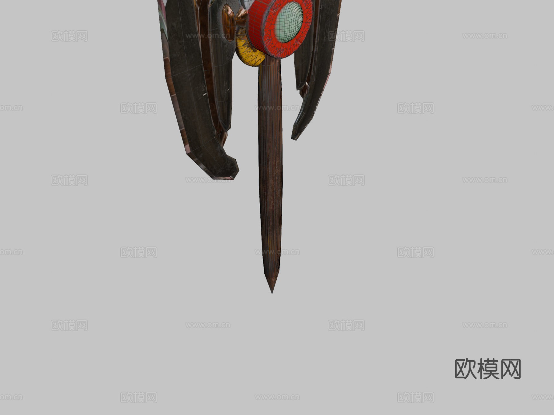 斧23d模型下载（渲染图2）