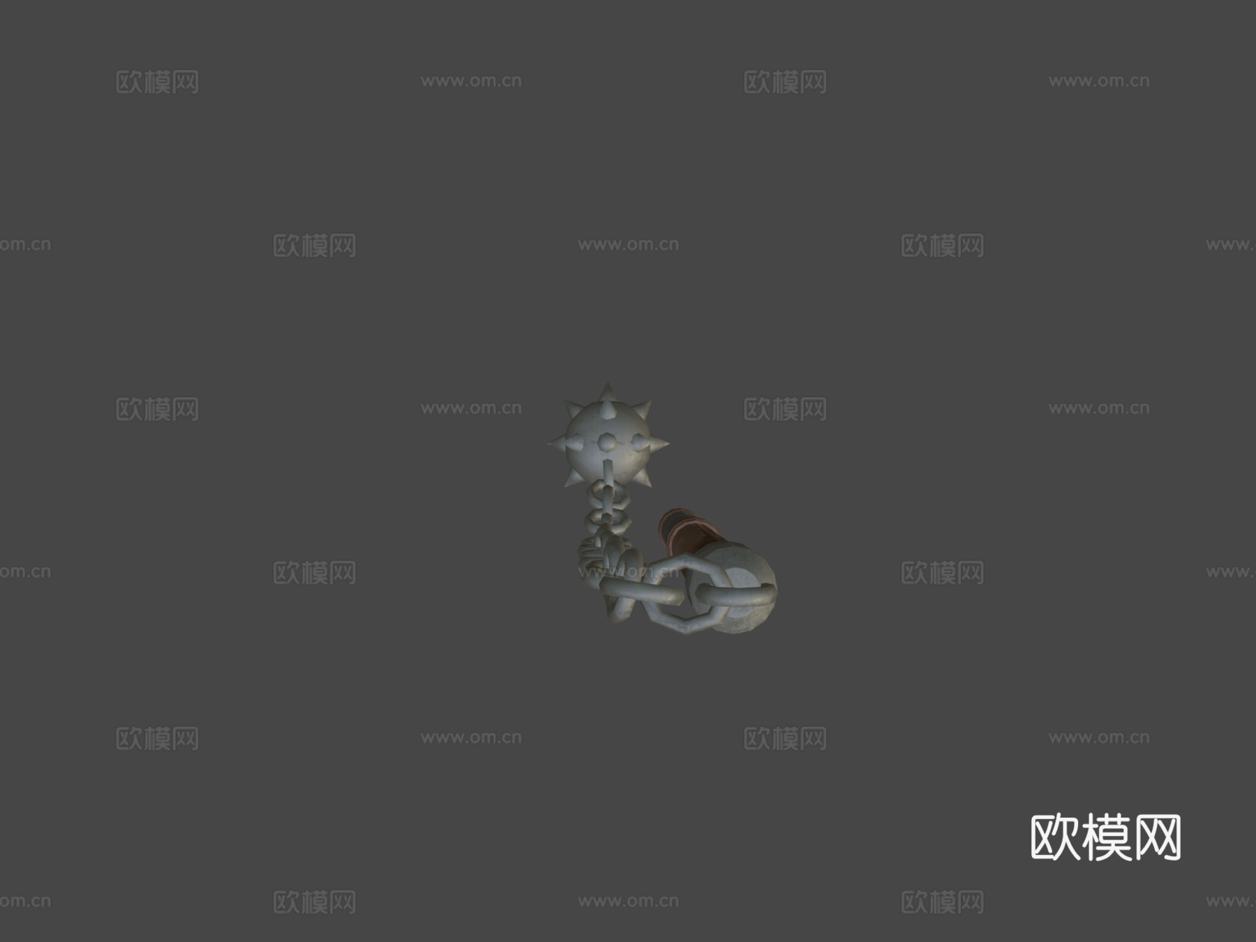 简易连枷3d模型下载（渲染图8）