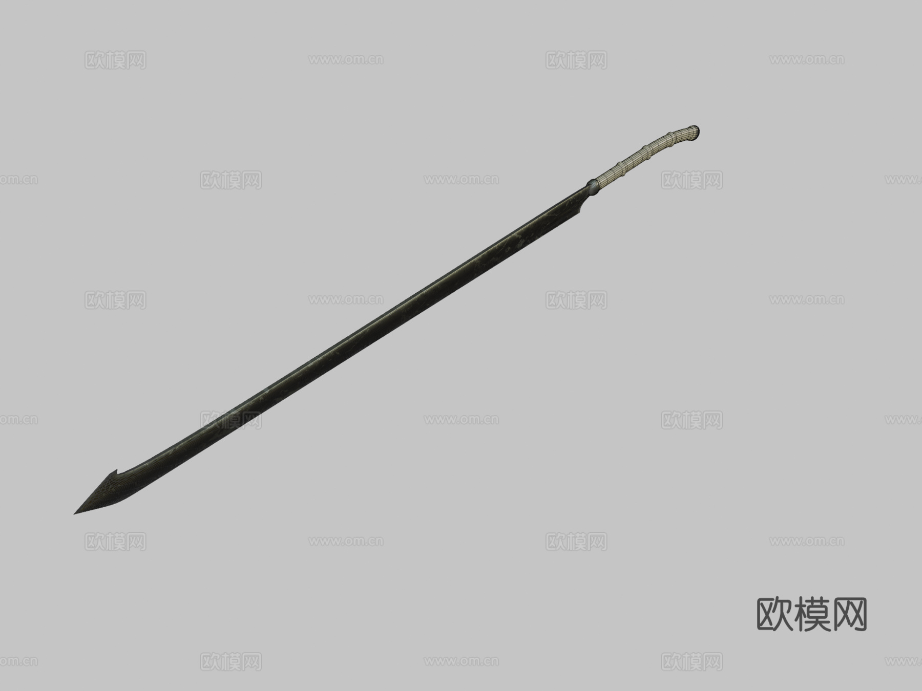 龙刃3d模型下载（渲染图2）