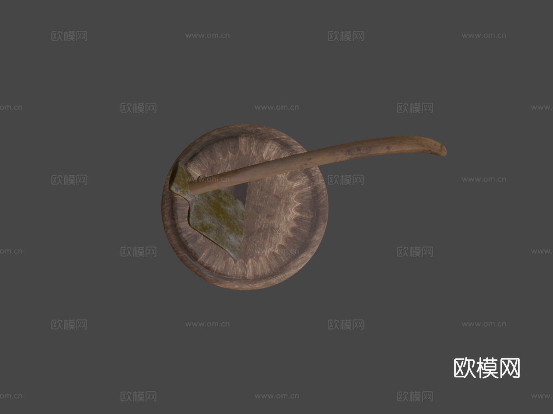 锄头王者之剑3d模型下载（渲染图7）