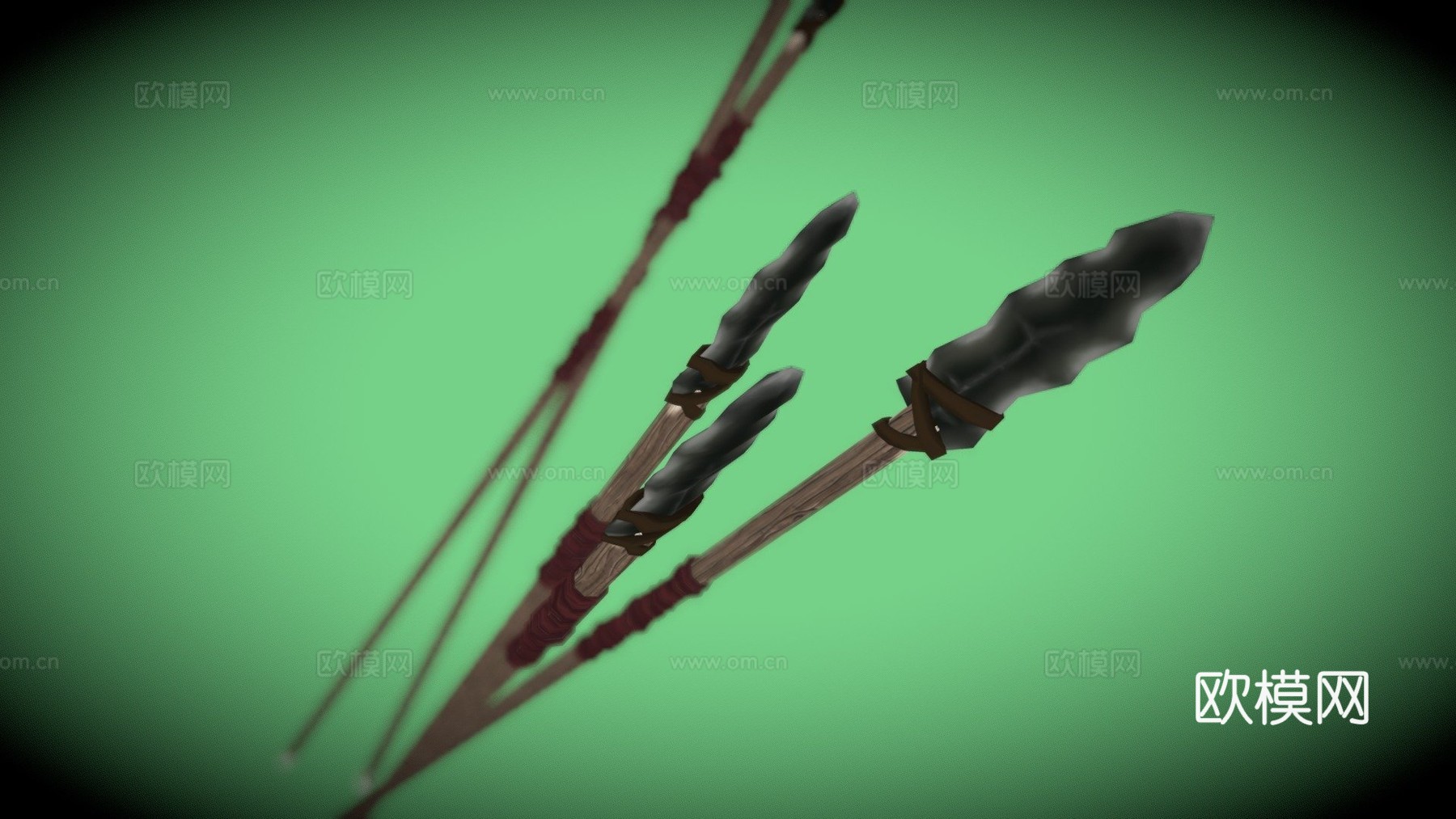矛23d模型3d模型下载（渲染图1）