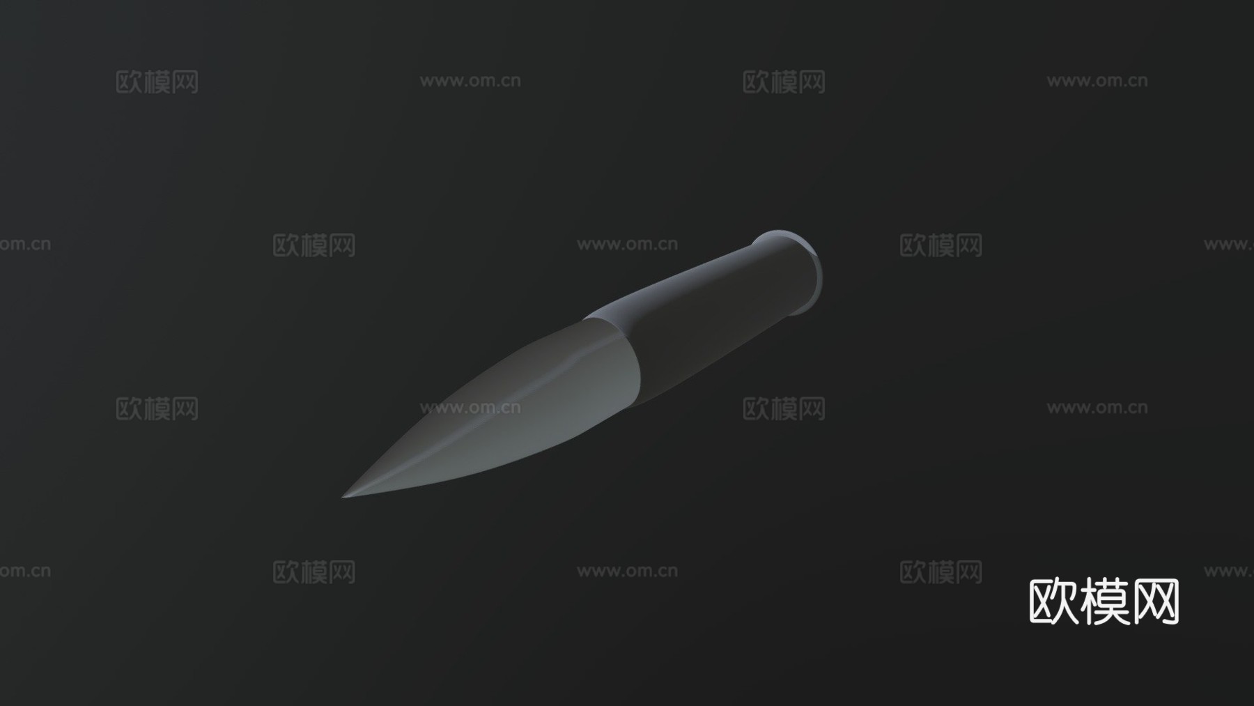 狙击弹3d模型下载（渲染图1）