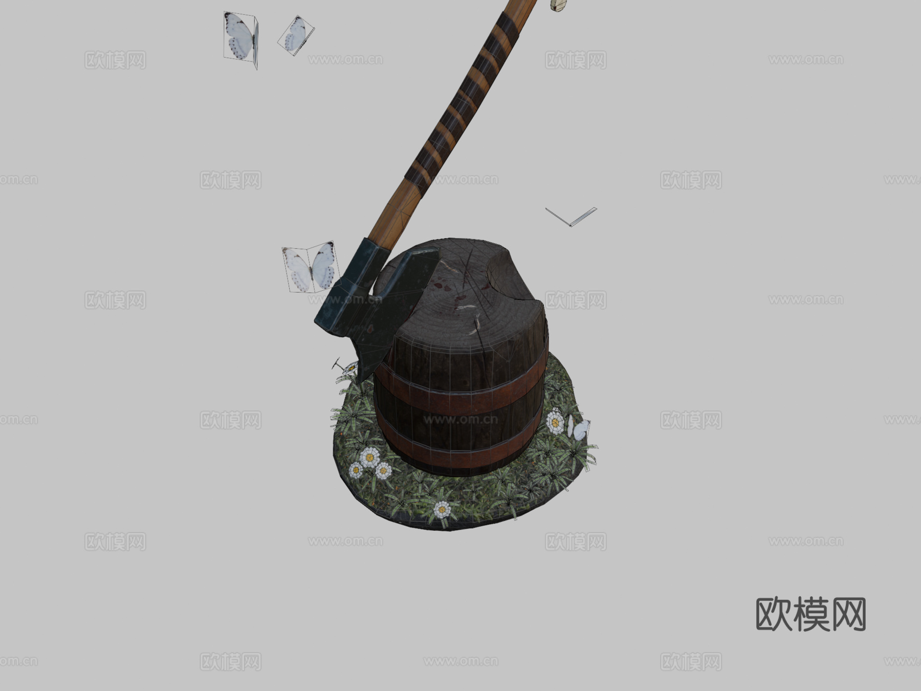 刽子手之斧3d模型3d模型下载（渲染图2）