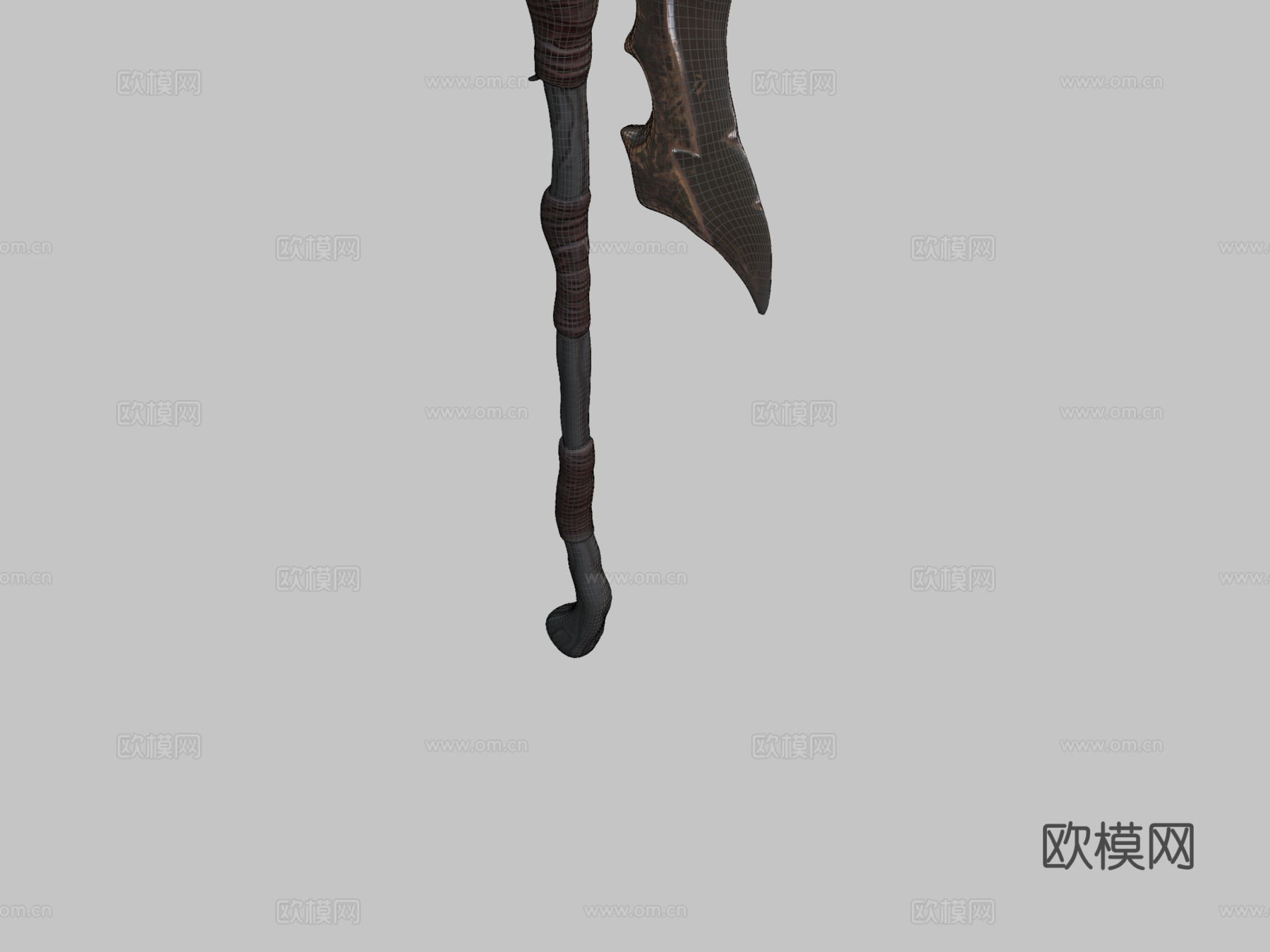 骨斧3d模型下载（渲染图2）