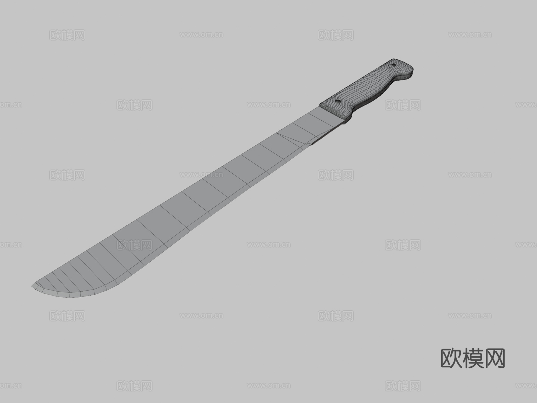 砍刀3d模型下载（渲染图3）