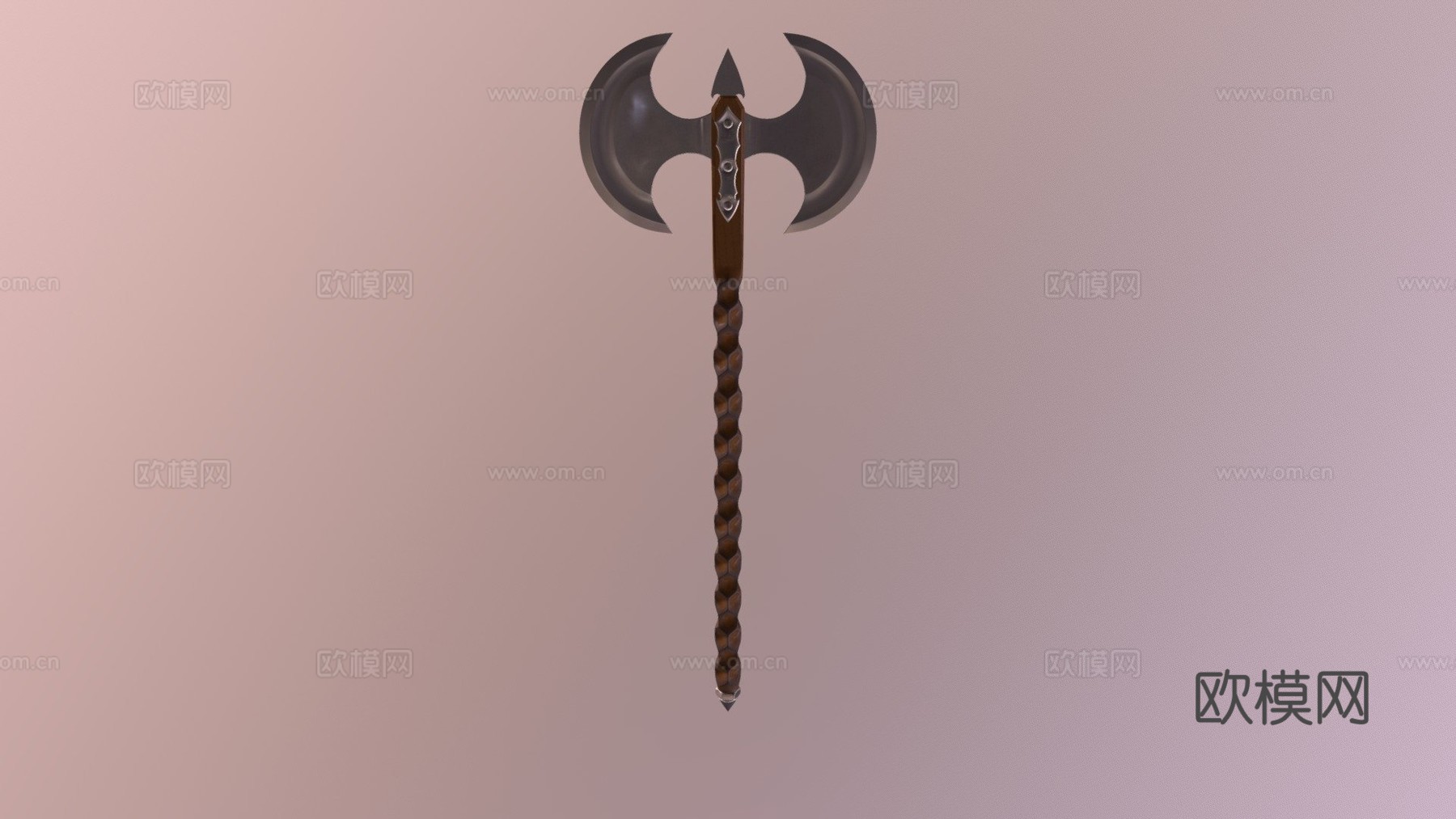 战斧2.03d模型下载（渲染图1）