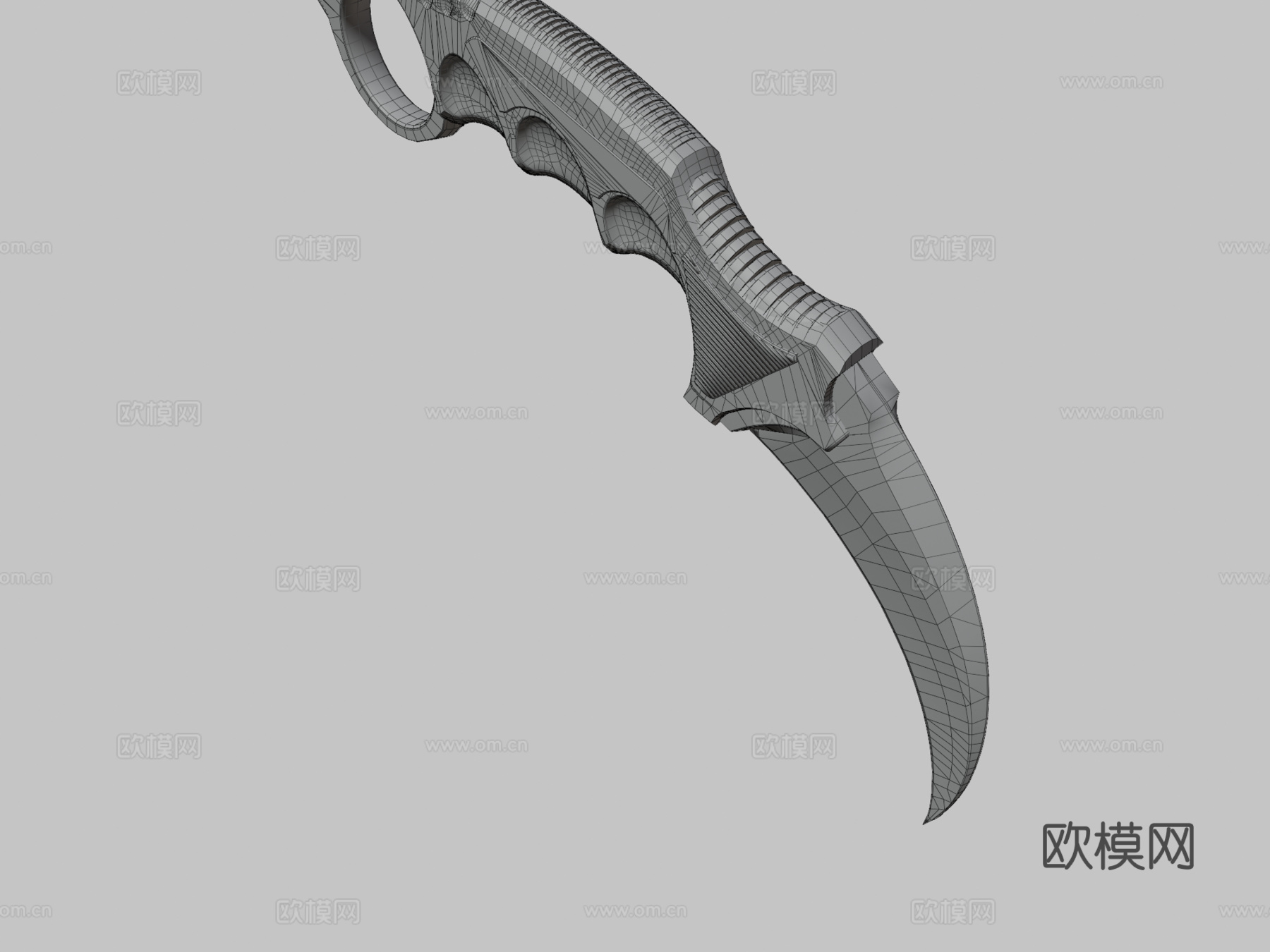 爪刀银河3d模型下载（渲染图3）