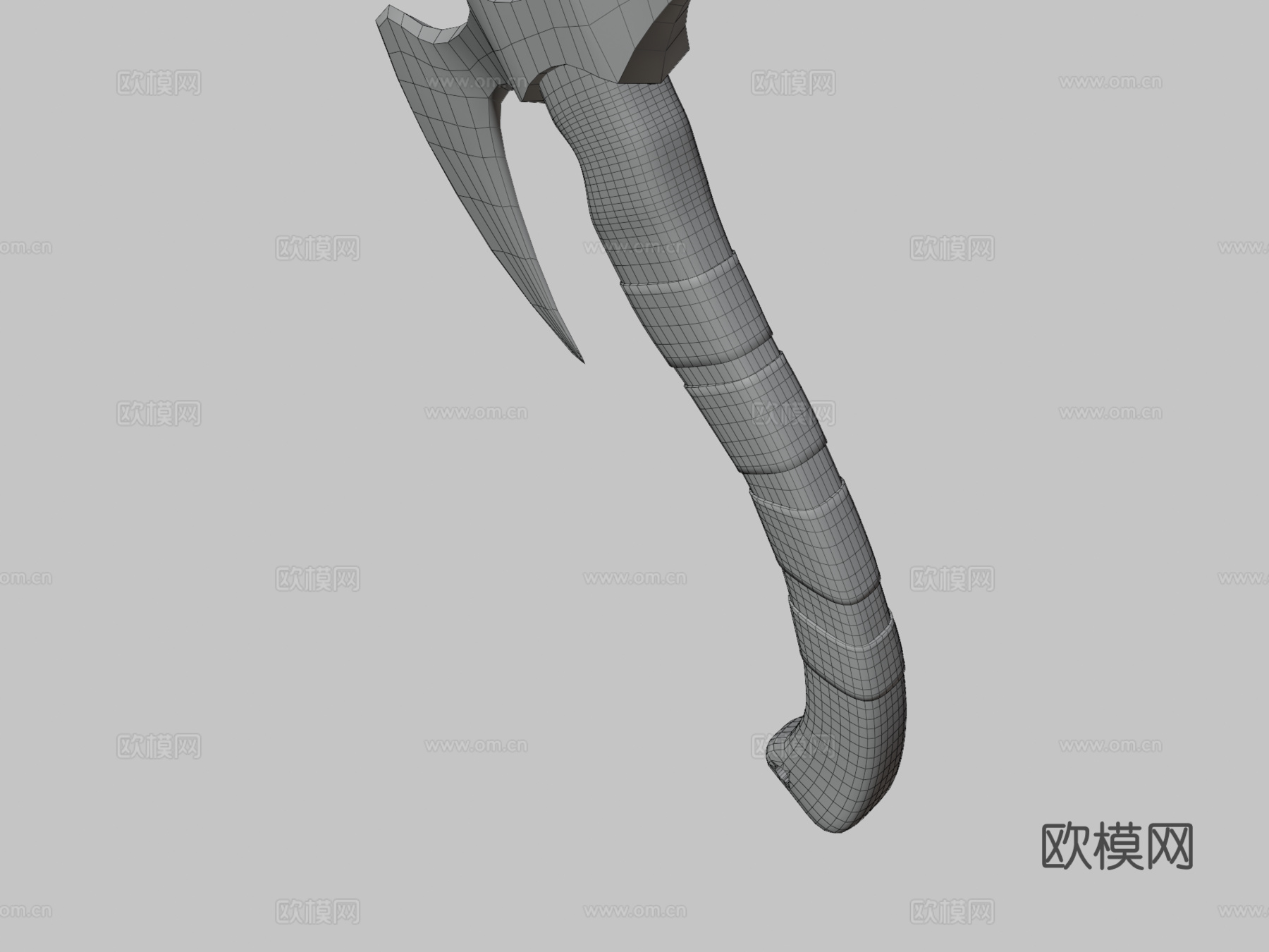 投斧3d模型下载（渲染图3）