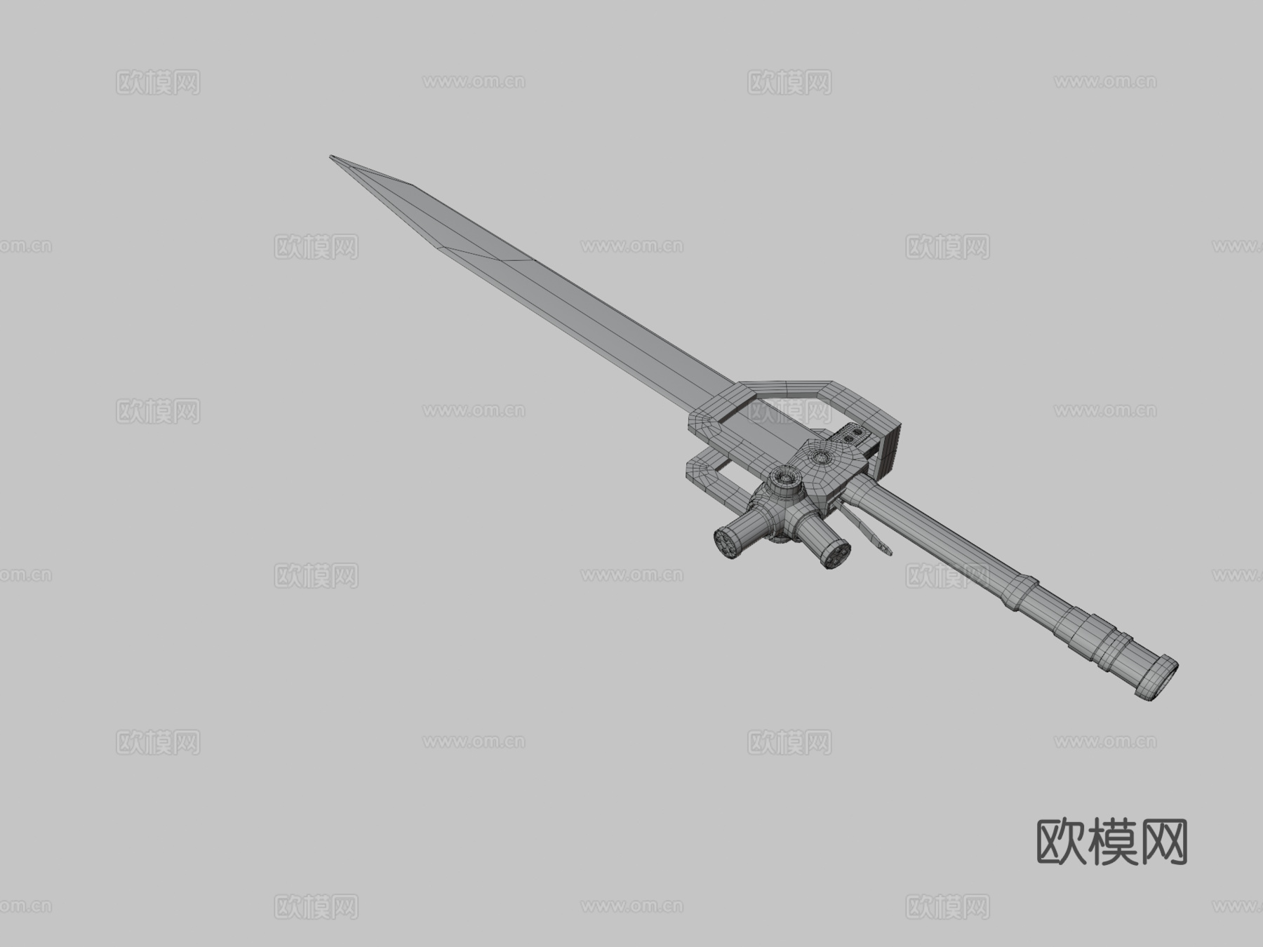 叛军藏身处第一部SC200t等离子刃3d模型下载（渲染图3）