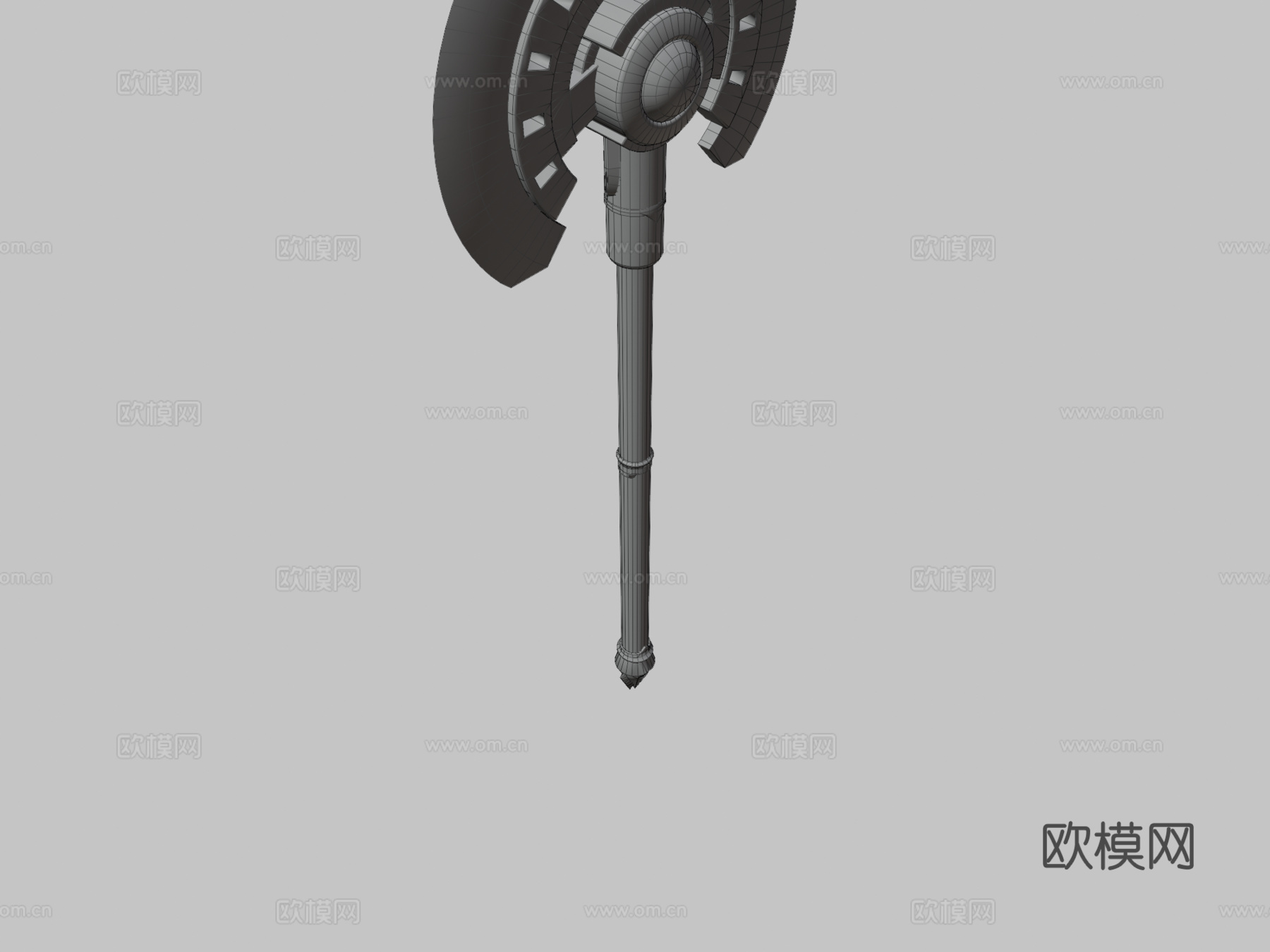 矮人战斧3d模型下载（渲染图3）