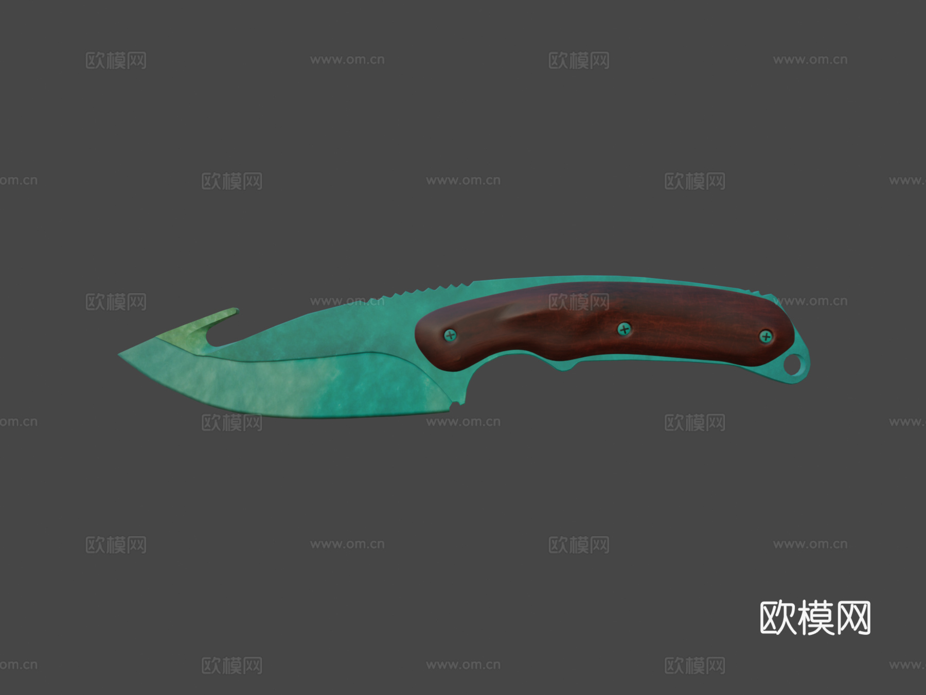 肠刀泻湖3d模型下载（渲染图5）