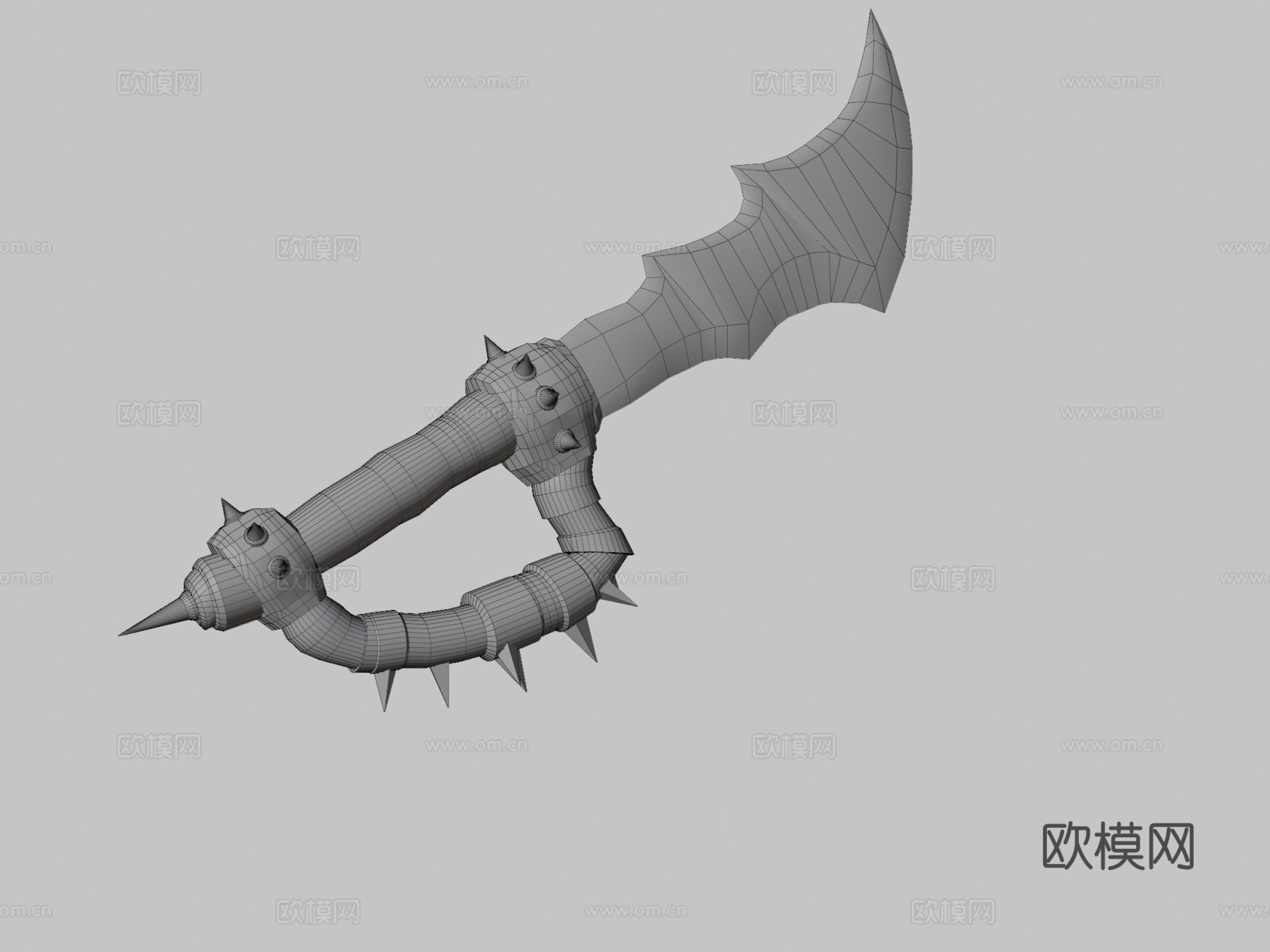 红刃3d模型下载（渲染图3）