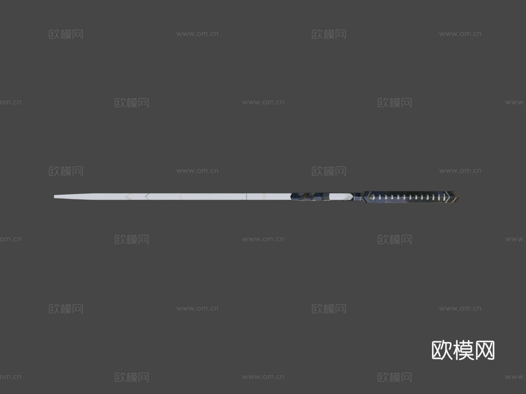 黑剑3d模型下载（渲染图7）