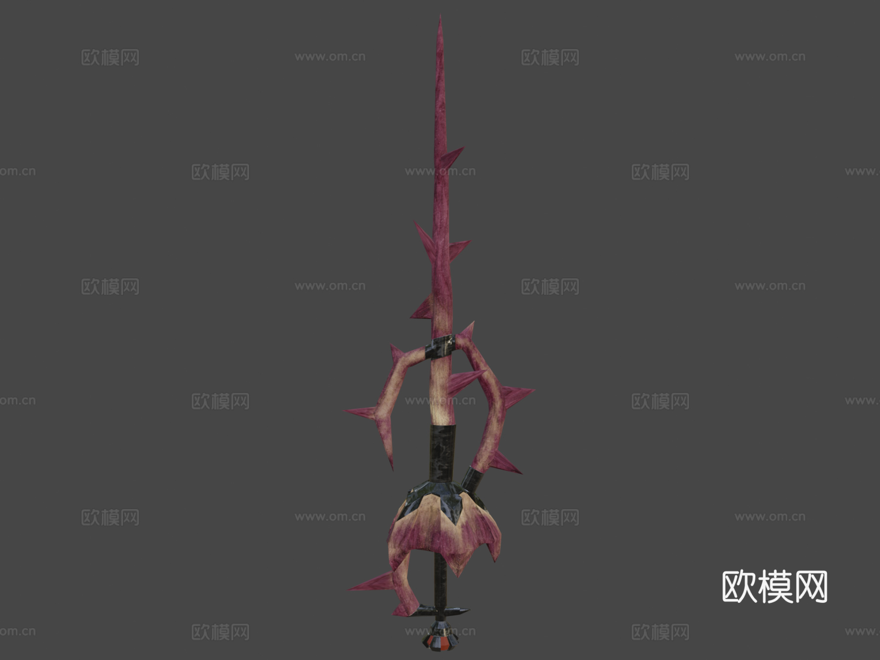 皇家玫瑰剑怪物猎人世界3d模型下载（渲染图8）