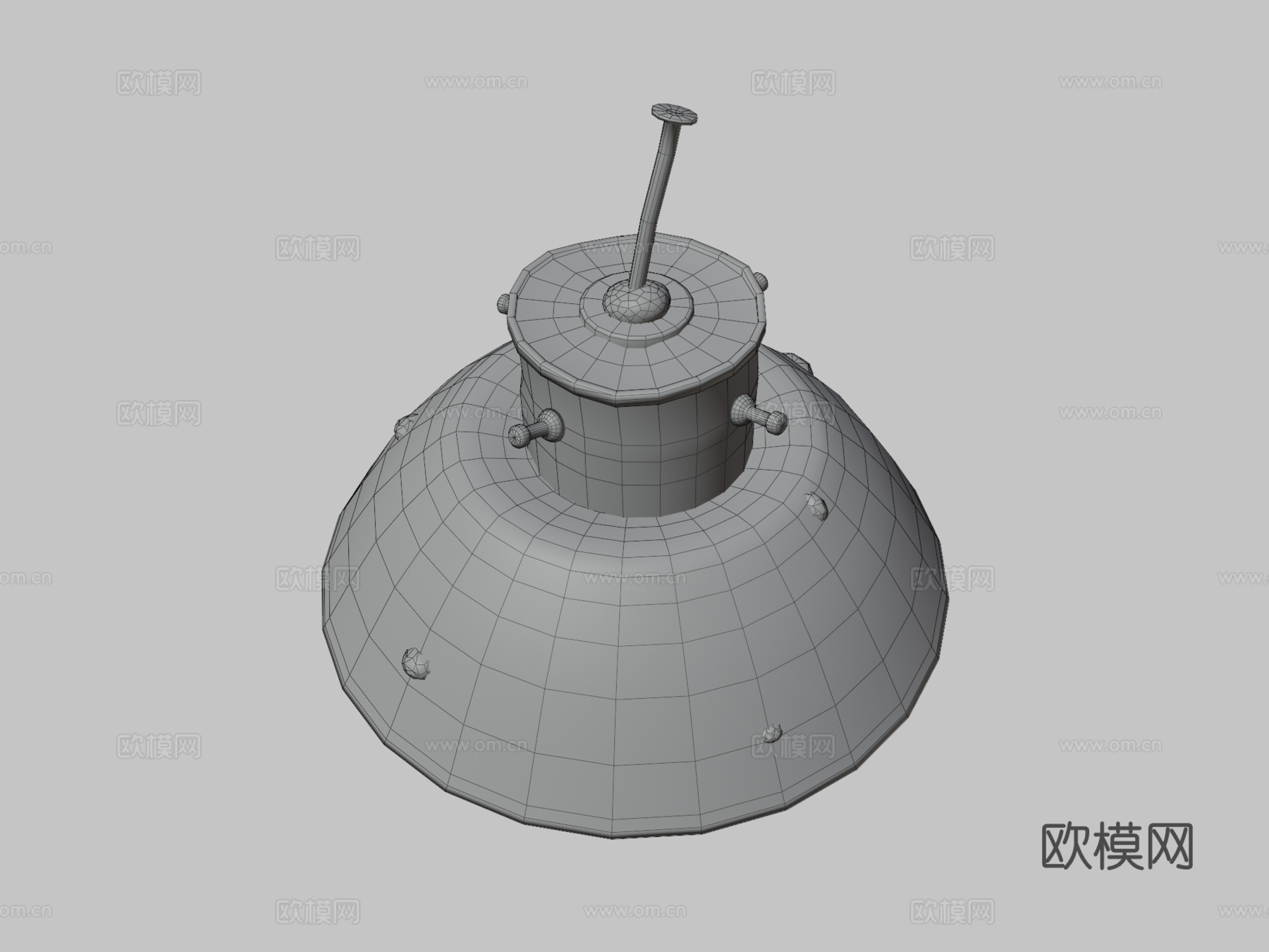 豆罐地雷原位3d模型下载（渲染图3）