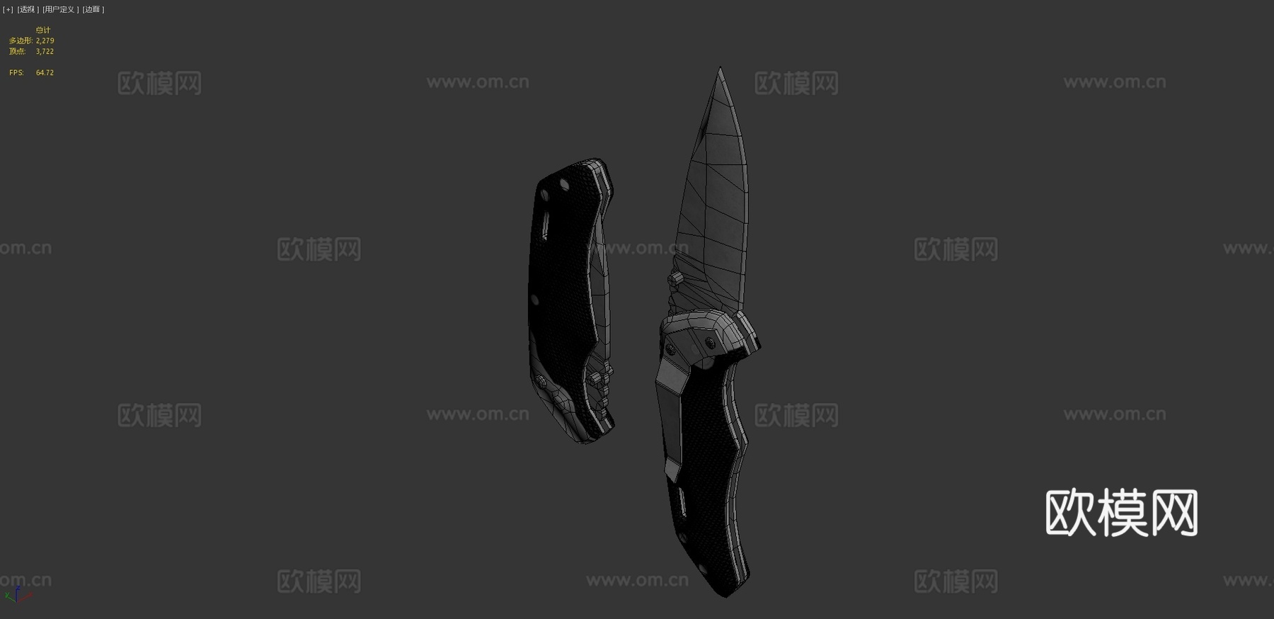 G8刀3d模型下载（渲染图4）