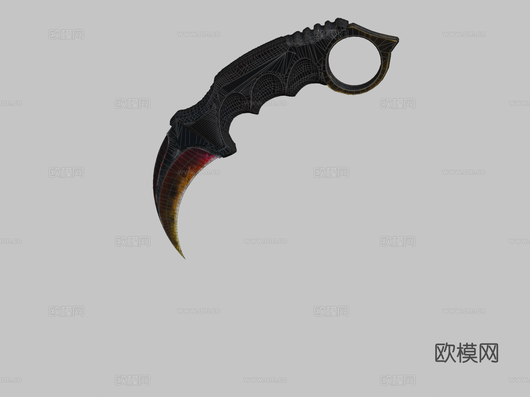 场合卡兰姆3d模型下载（渲染图2）