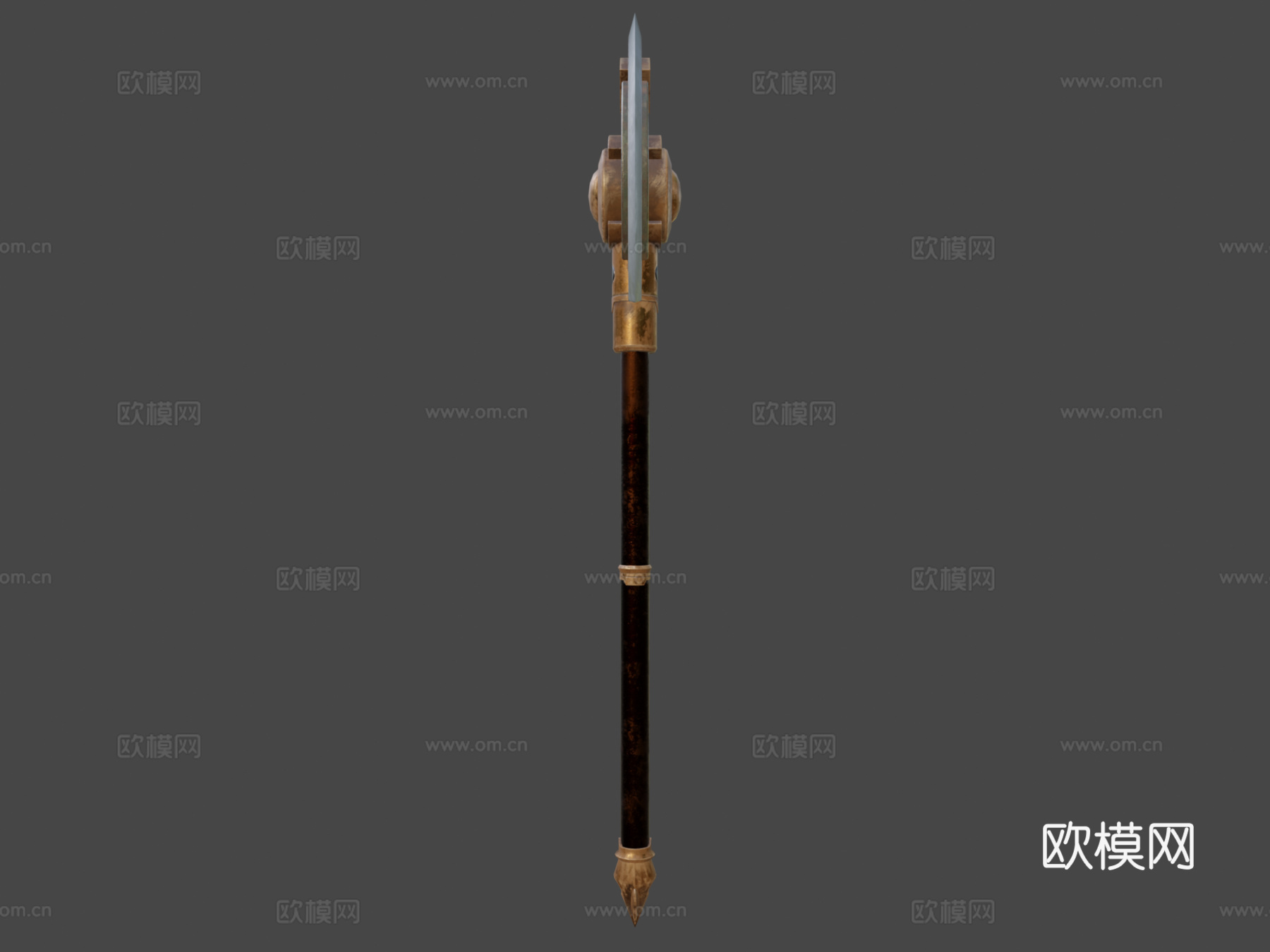 矮人战斧3d模型下载（渲染图8）