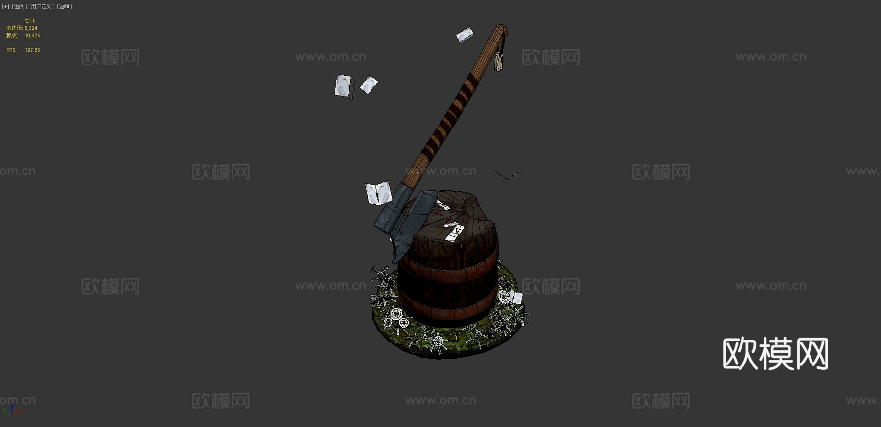 刽子手之斧3d模型3d模型下载（渲染图4）