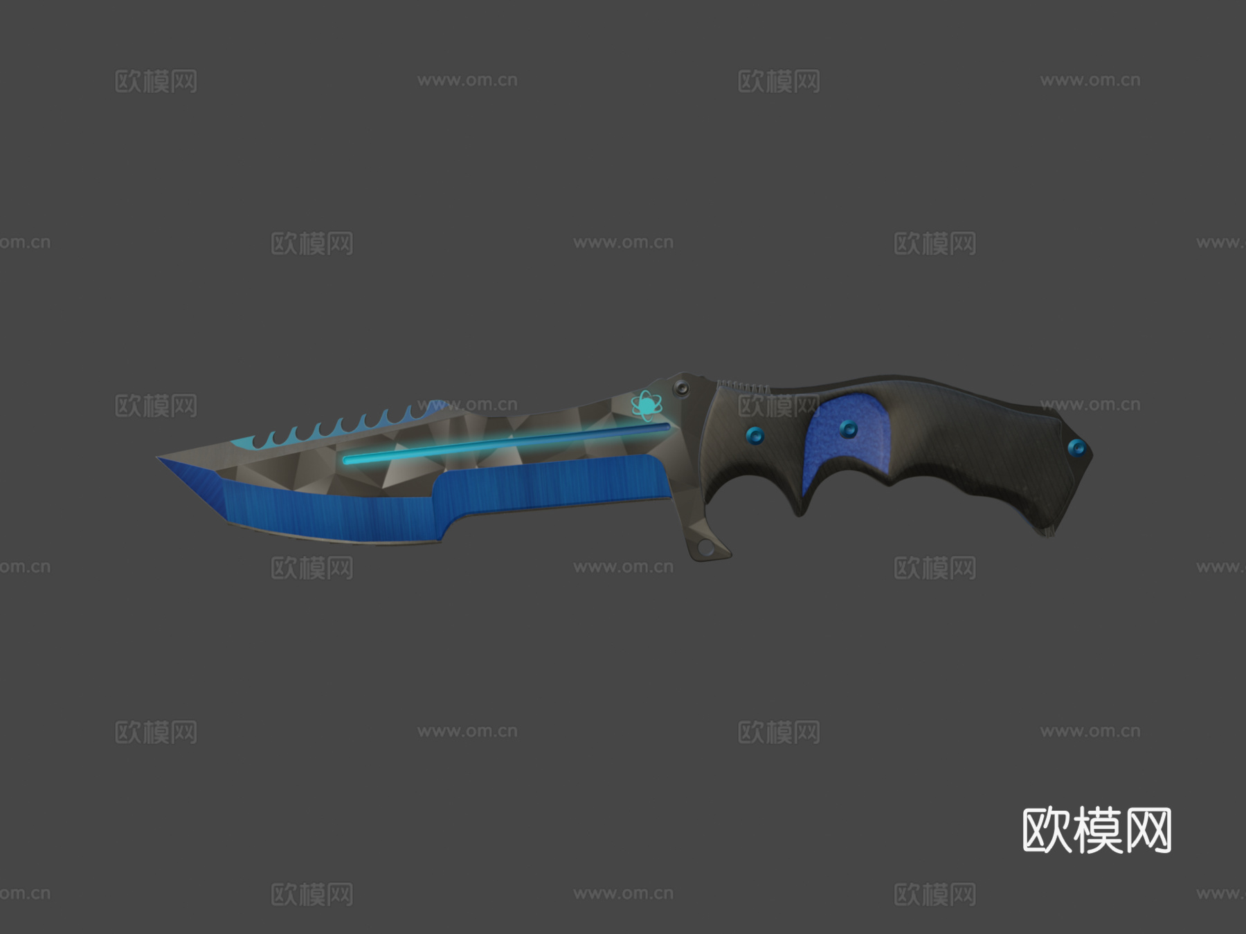 猎人赛博空间3d模型下载（渲染图6）