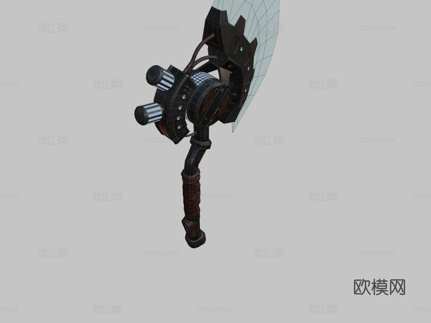 冰战斧3d模型下载（渲染图2）