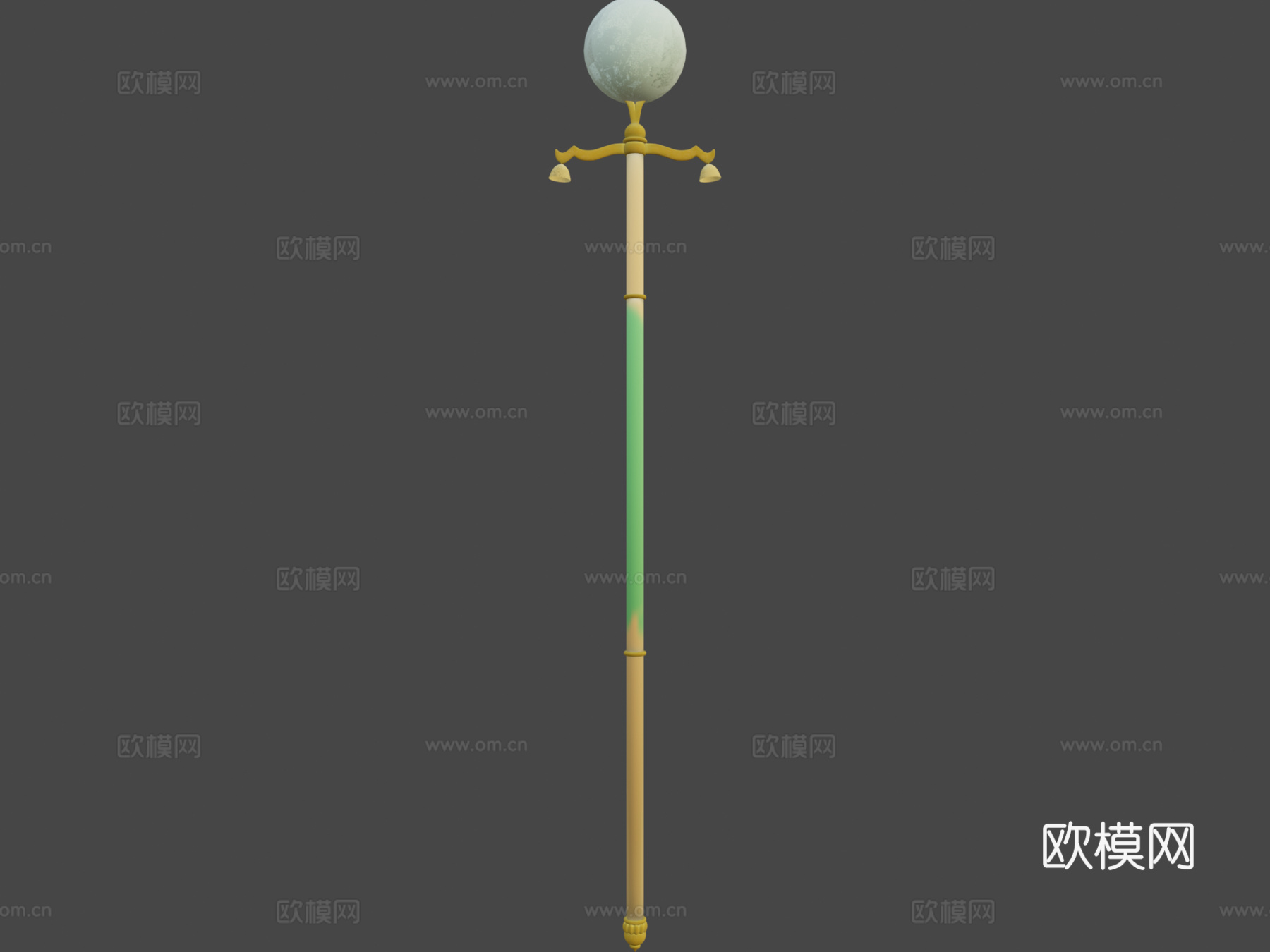 绿杖3d模型下载（渲染图5）