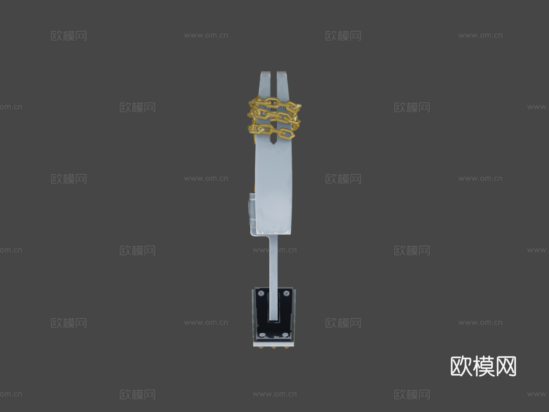 采集工具离合斧3d模型下载（渲染图6）