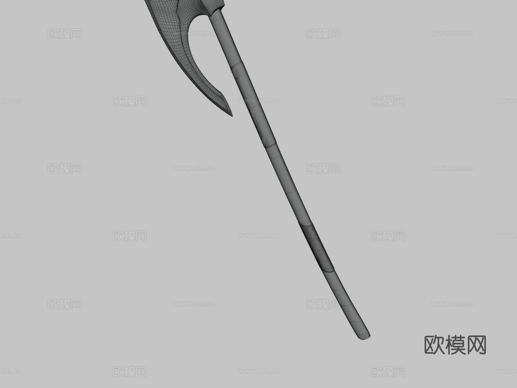 北欧战斧3d模型下载（渲染图3）