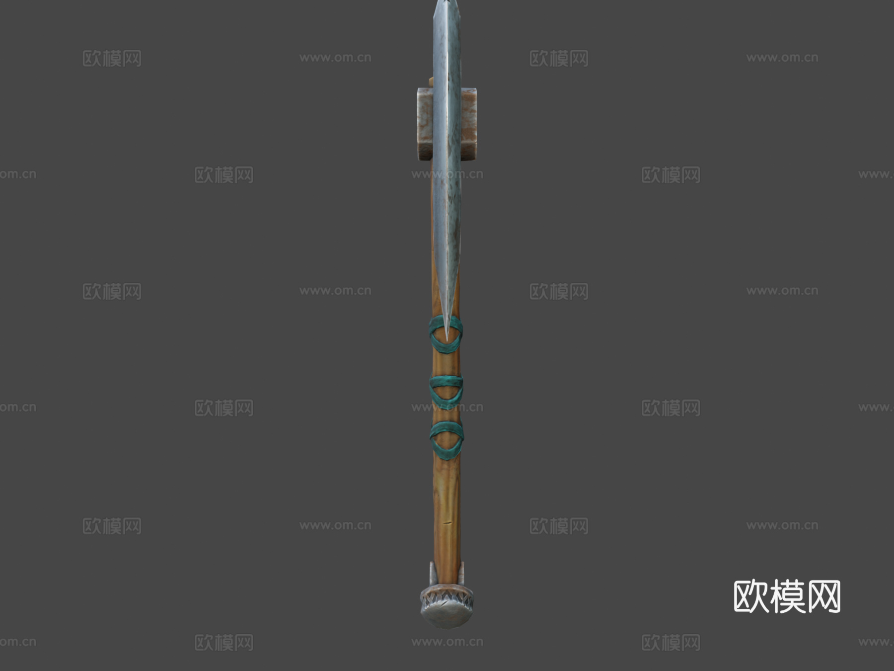 北欧战斧3d模型下载（渲染图8）