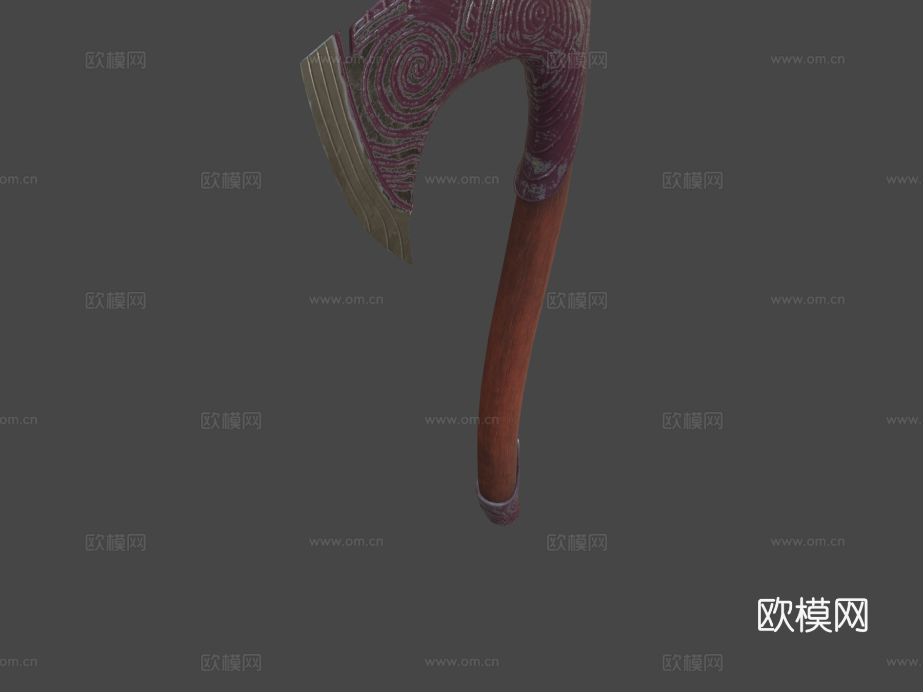 符文斧3d模型下载（渲染图7）
